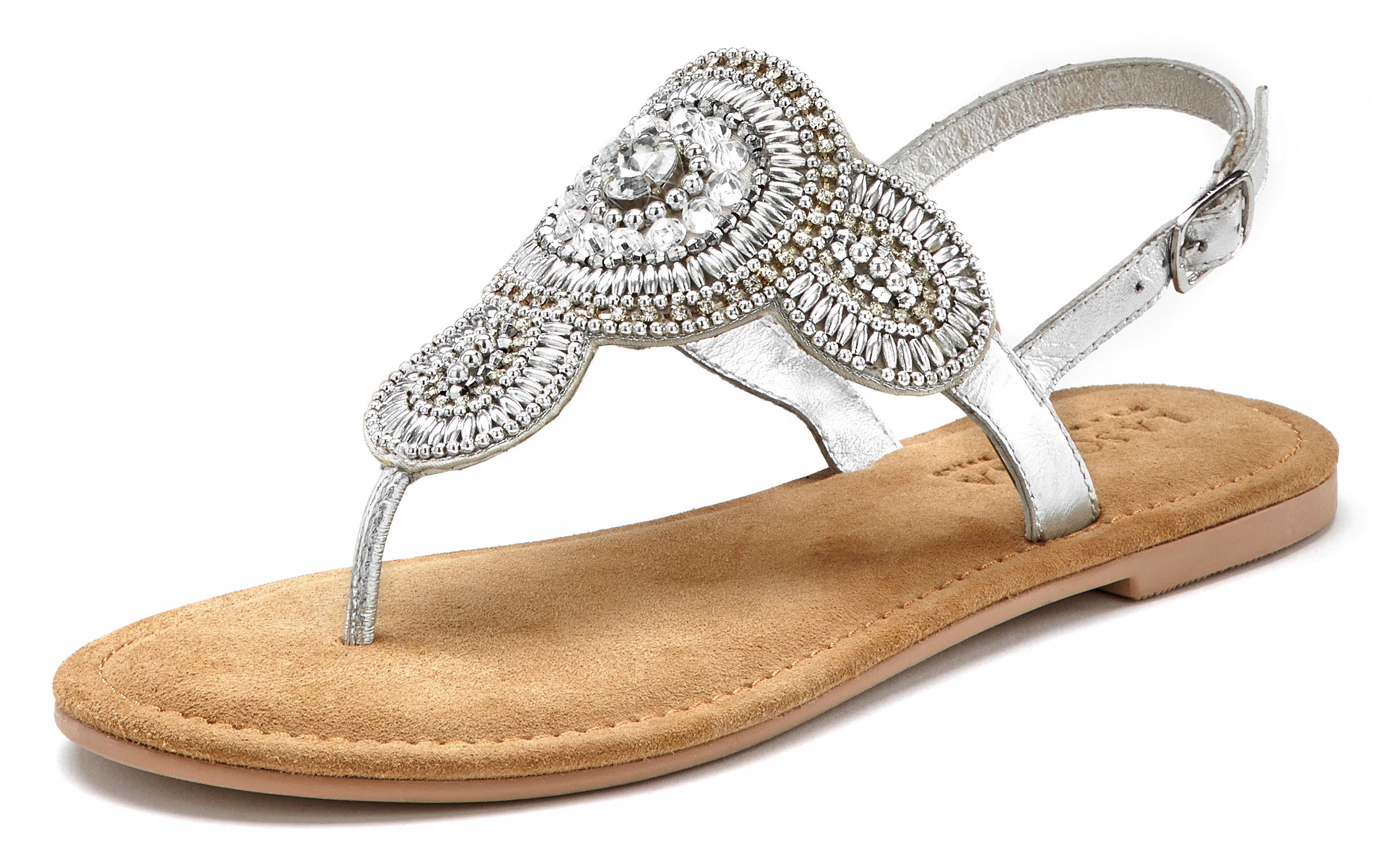 LASCANA Sandalette, Sommerschuh, offener Schuh, Zehentrenner Sandale, Panto günstig online kaufen