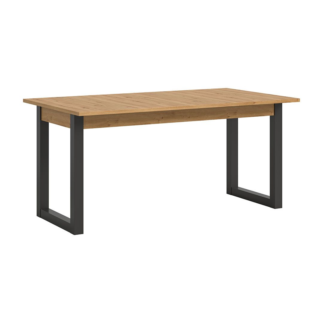 xonox.home Esstisch Seattle Esstisch 150x90 cm Eiche Dekor. (3-St)