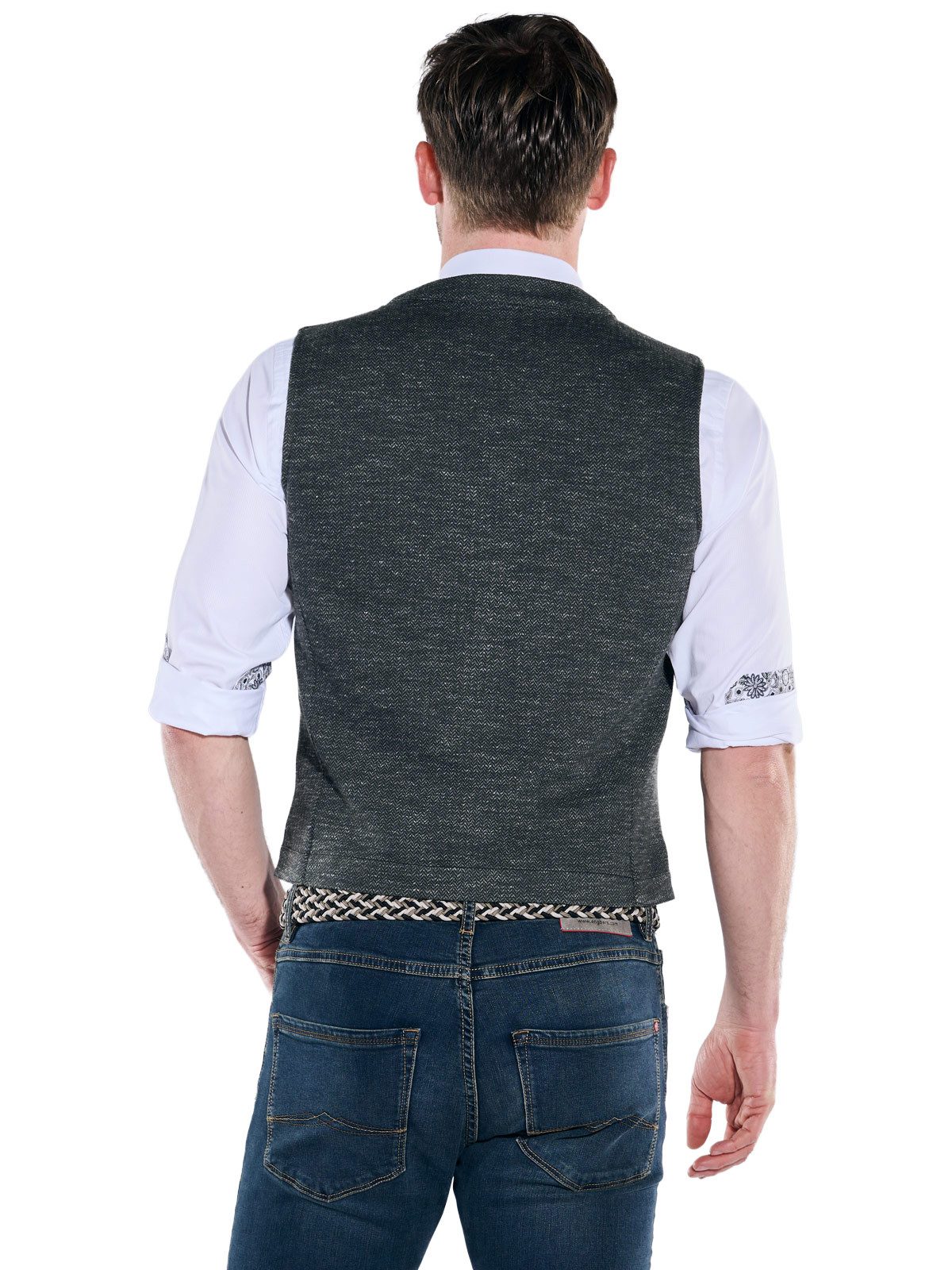 Engbers Anzugweste engbers Herren Sakko-Weste mit Knopfleiste, Anthrazit günstig online kaufen