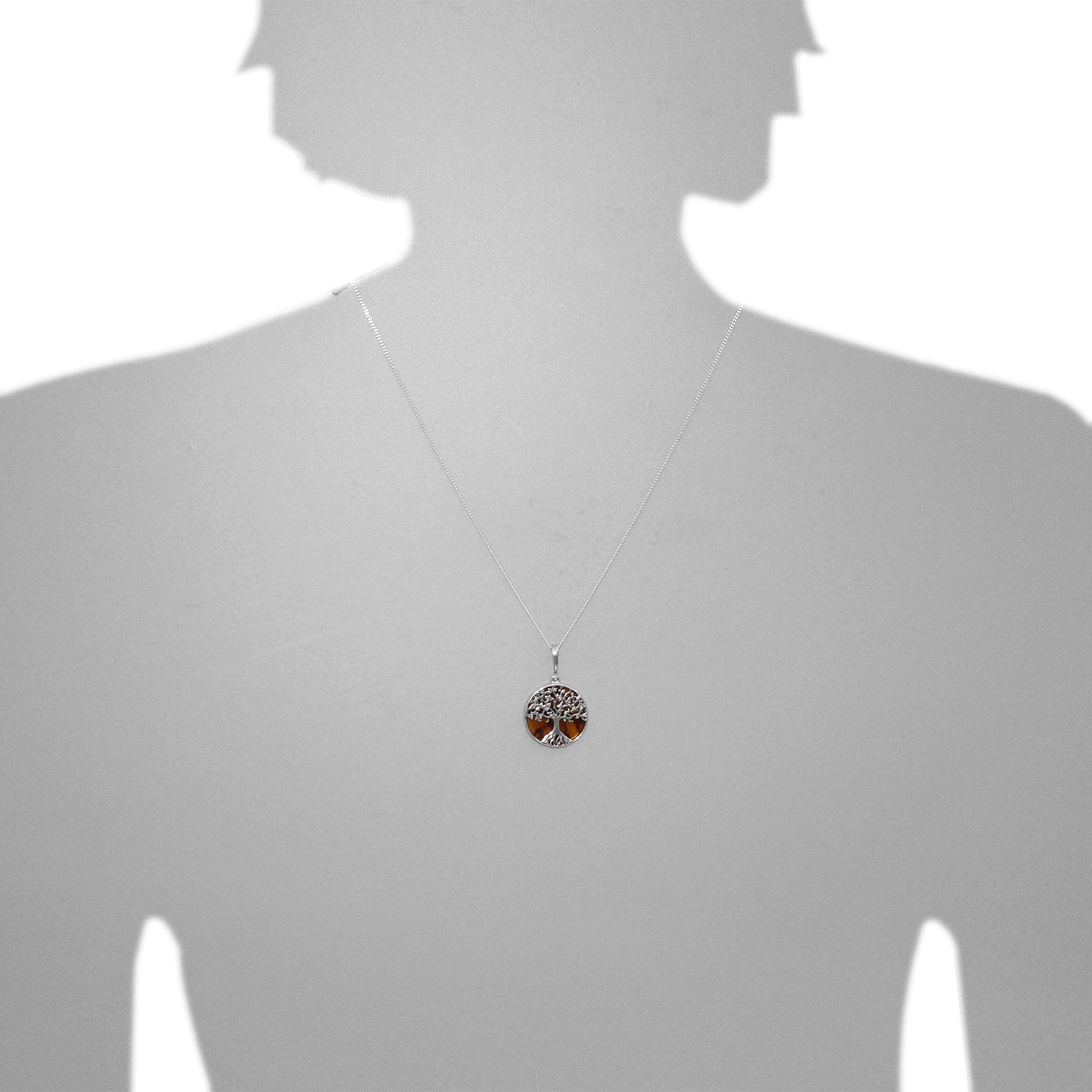 OSTSEE-SCHMUCK Kette mit Anhänger Ostsee-Schmuck Kette mit Anhänger Lebensb günstig online kaufen