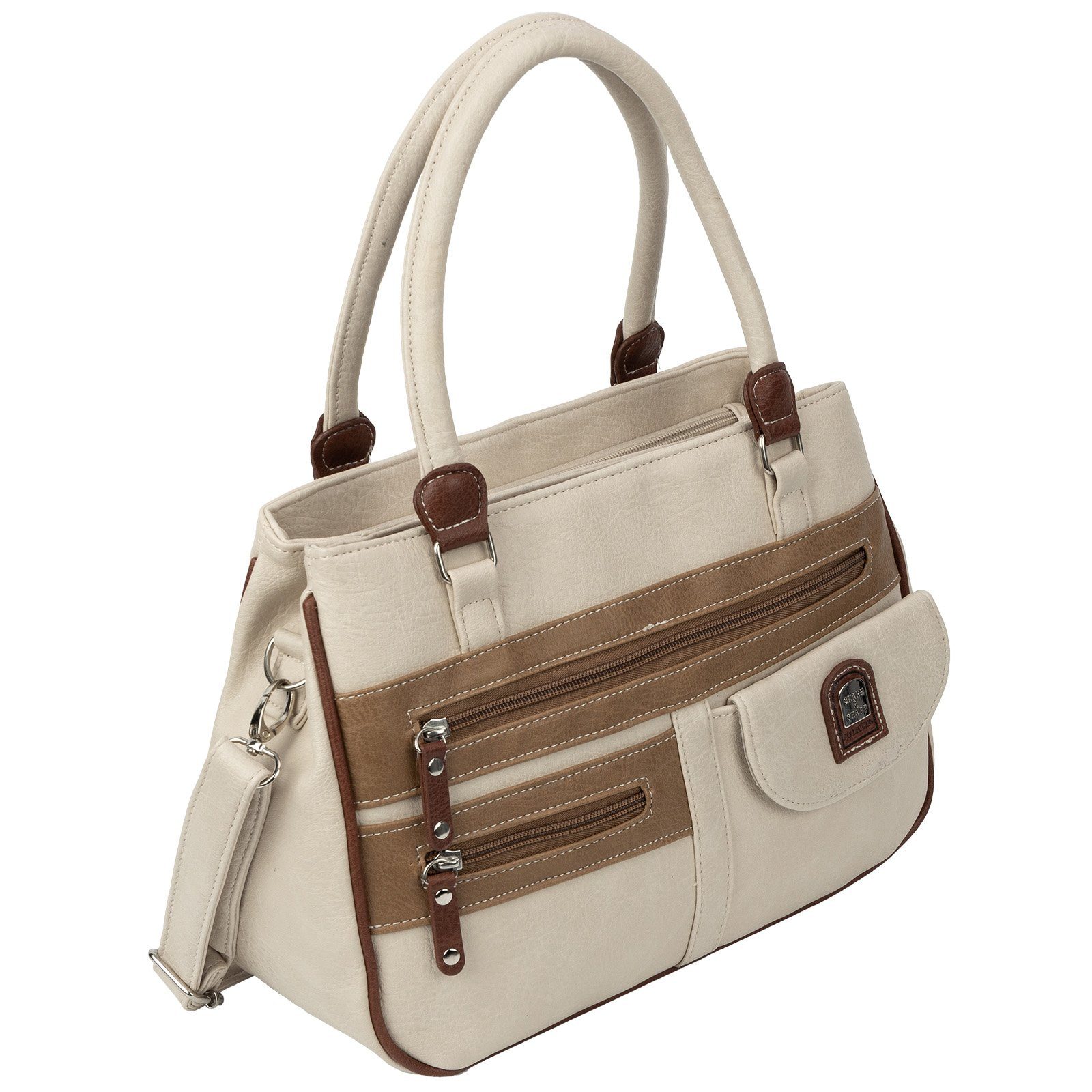 EAAKIE Umhängetasche Damen Tasche Schultertasche Umhängetasche Leder Optik Handtasche, als Schultertasche, Umhängetasche tragbar