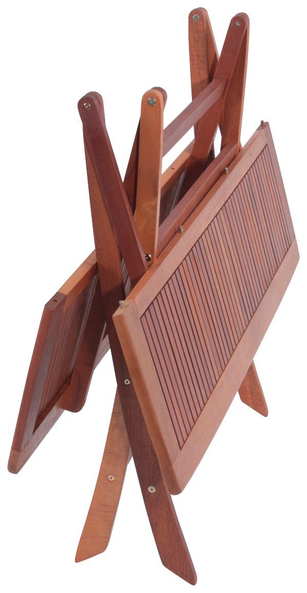 Garden Pleasure Klapptisch Orlando Rechteckig Natur 70 cm x 120 cm günstig online kaufen