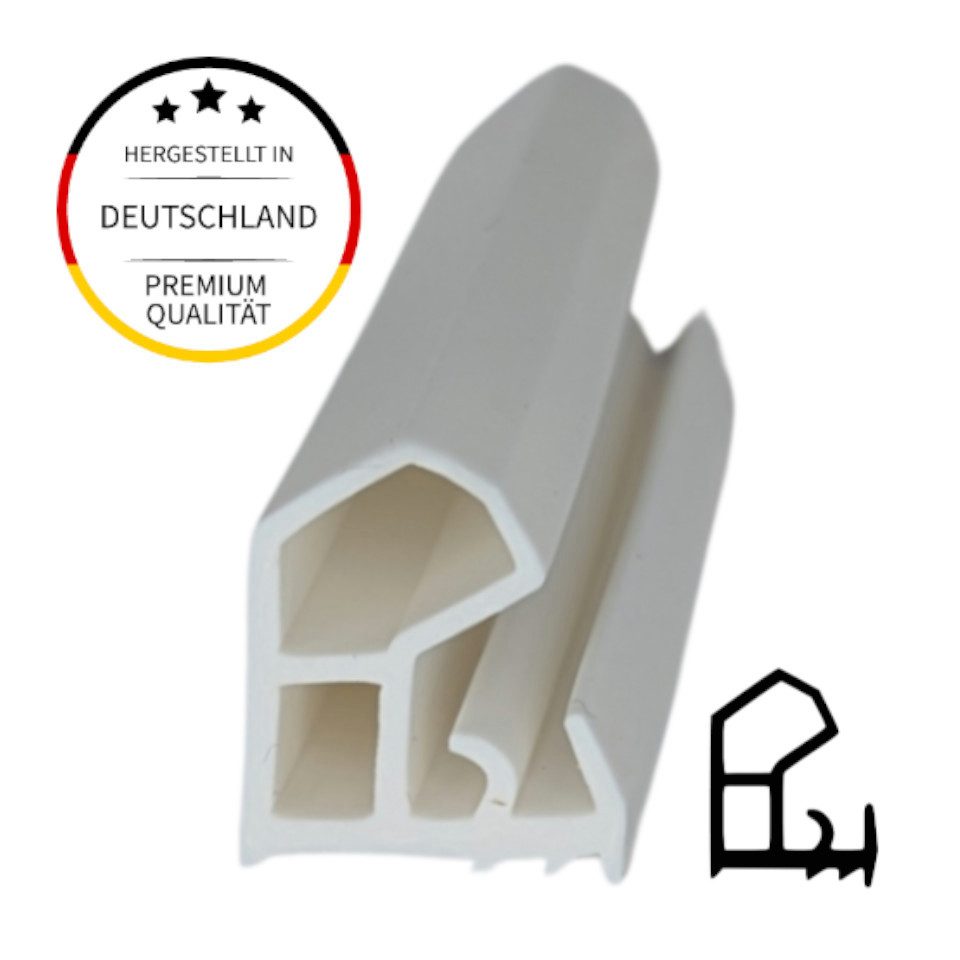 Einfach Dichtungen Profildichtungsband Metalltürdichtung I 5m ► ► Langlebig und wartungsfrei