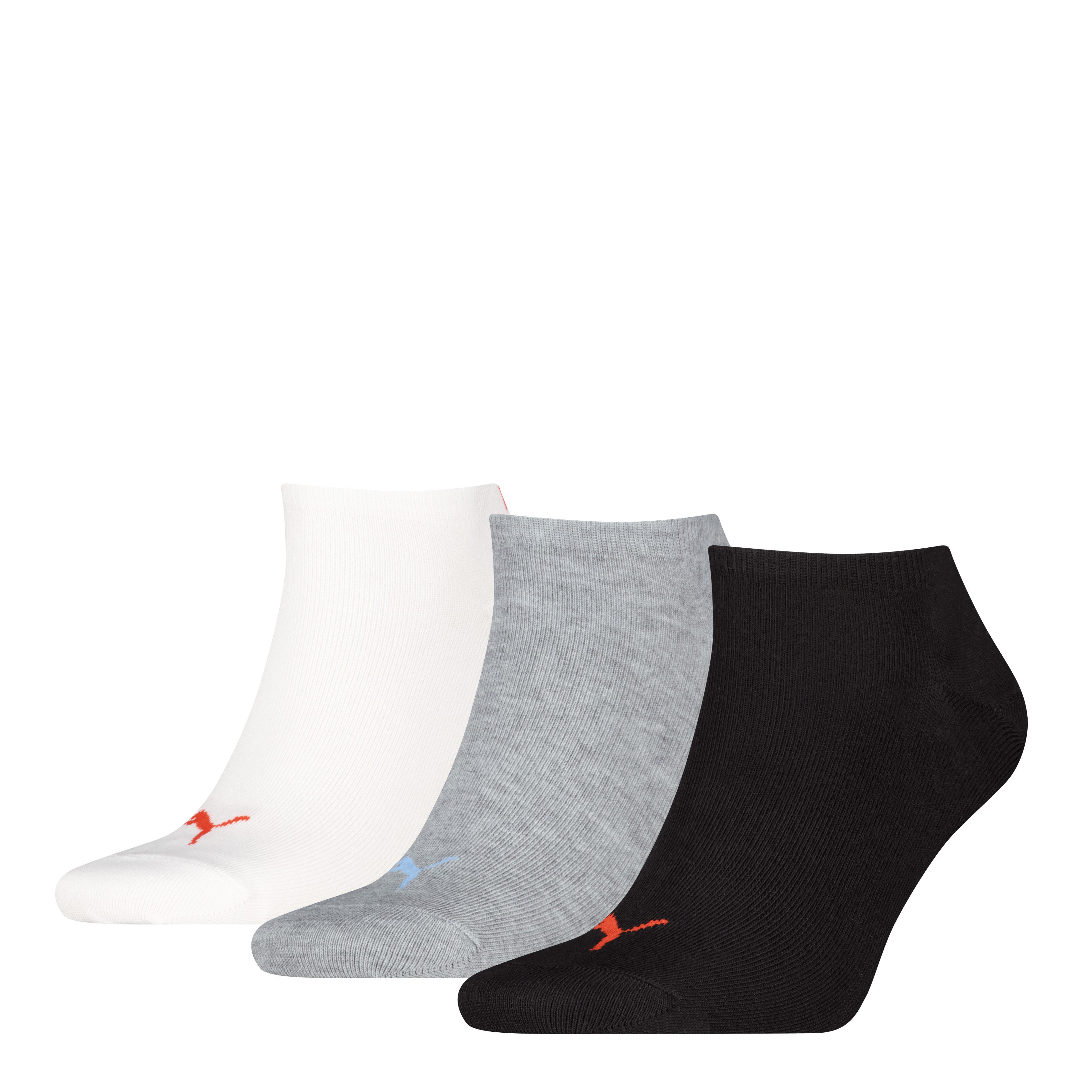 PUMA Sneakersocken PUMA UNISEX SNEAKER PLAIN 3P (3 Paar) mit kleinem Logo