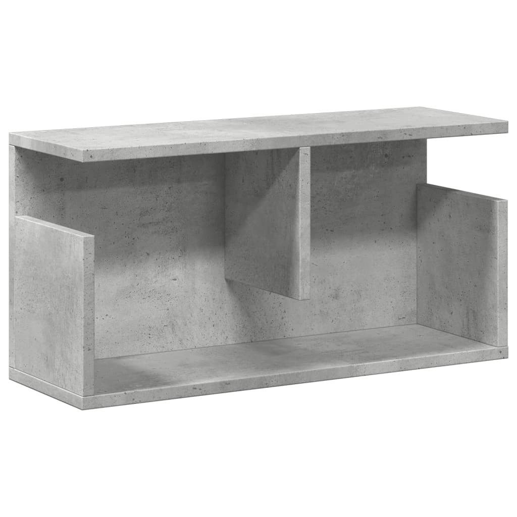 vidaXL Regal Wandschrank 60x20x30 cm Betongrau günstig online kaufen