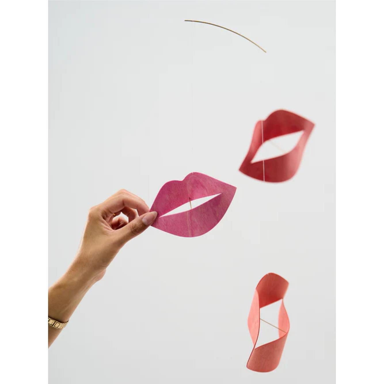 Flensted Mobiles Skulptur Mobile Kisses Colours