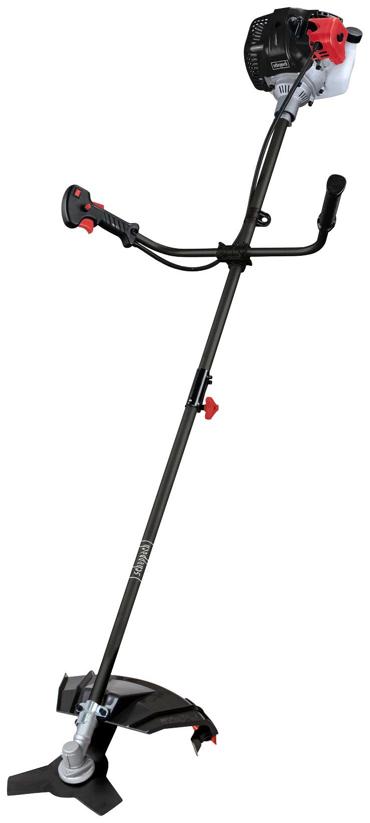 Scheppach Benzin-Motorsense BCH3300PB, 25,5 cm Arbeitsbreite Messer, 43 cm Arbeitsbreite Faden