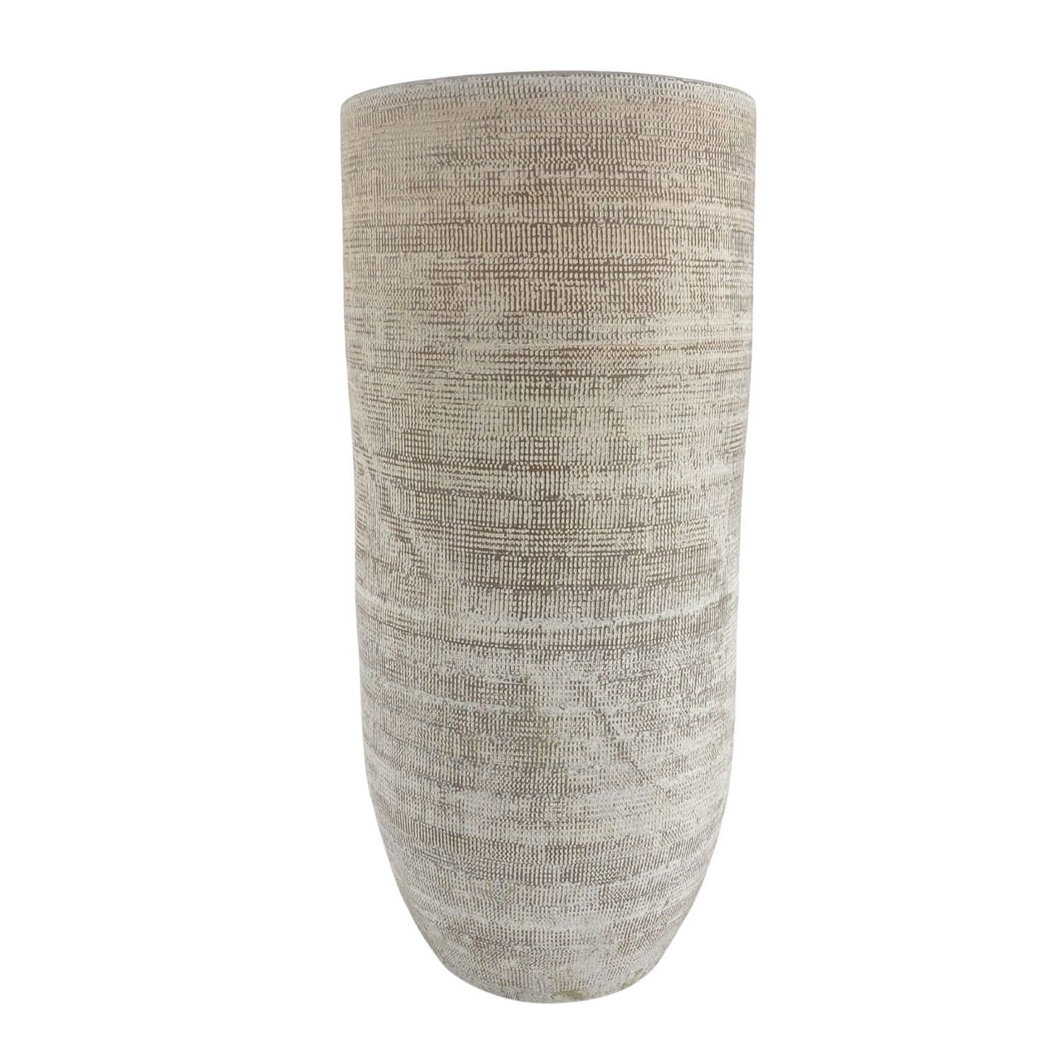 CreaFlor Home Bodenvase Tokio, Farbe: Grau, Höhe: 61cm