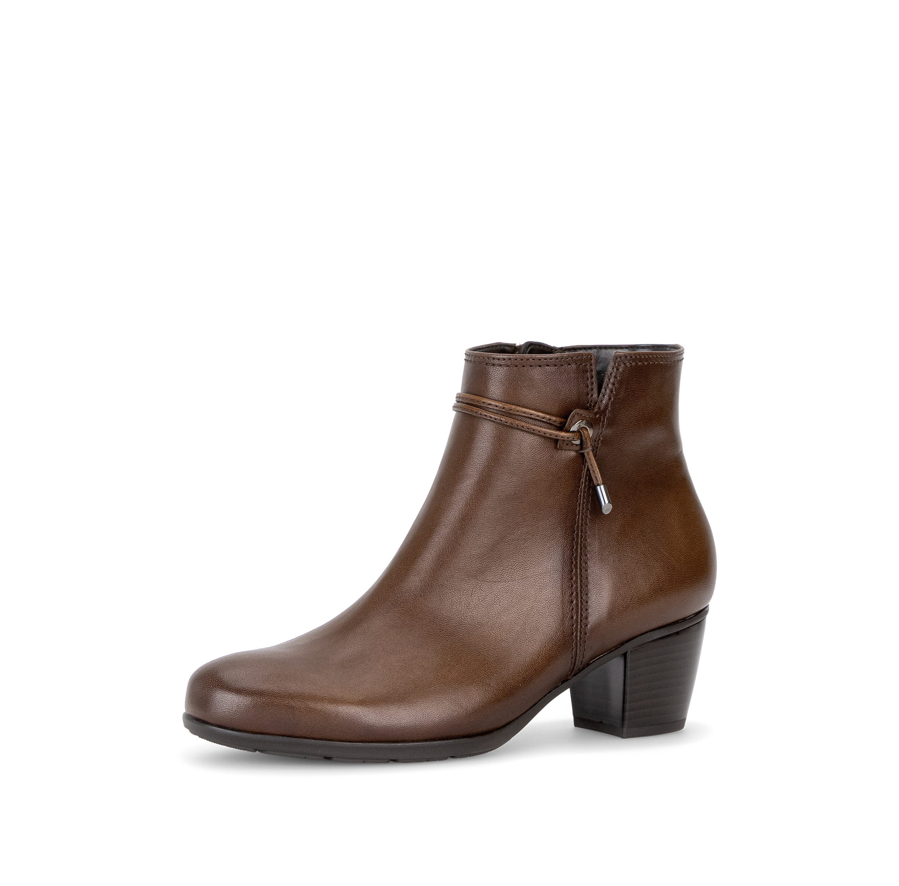 Gabor Stiefelette Trichterabsatz, Ankleboots mit modischem Zierriemchen