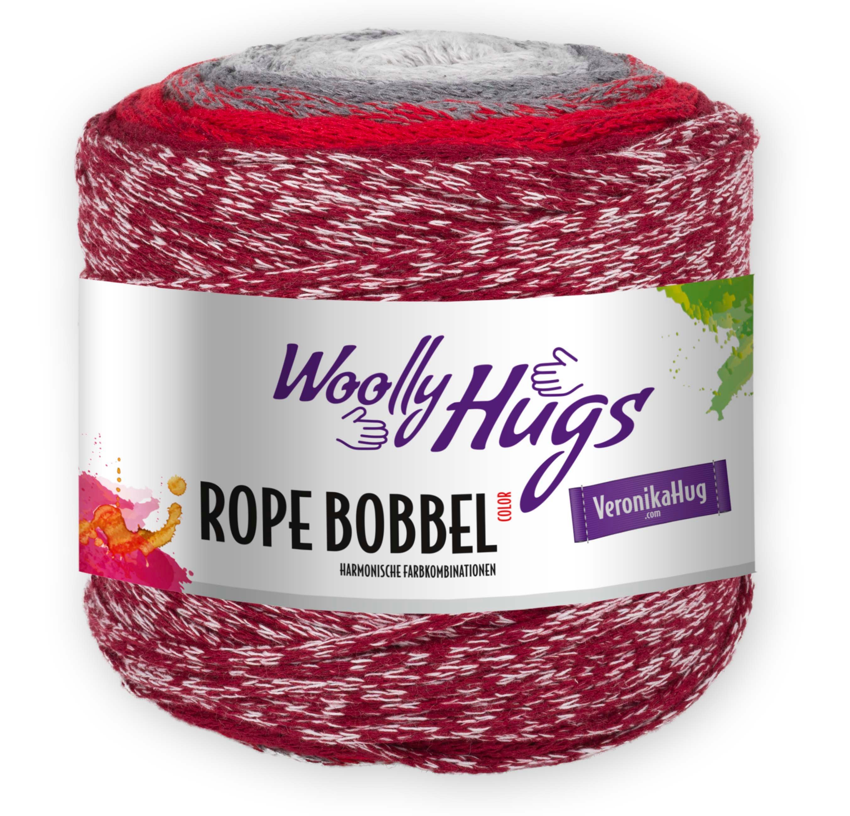 Woolly Hugs NEU!!! 250g Woolly Hugs "Rope Bobbel" Effektgarn, 210,00 m, Seil-Garn