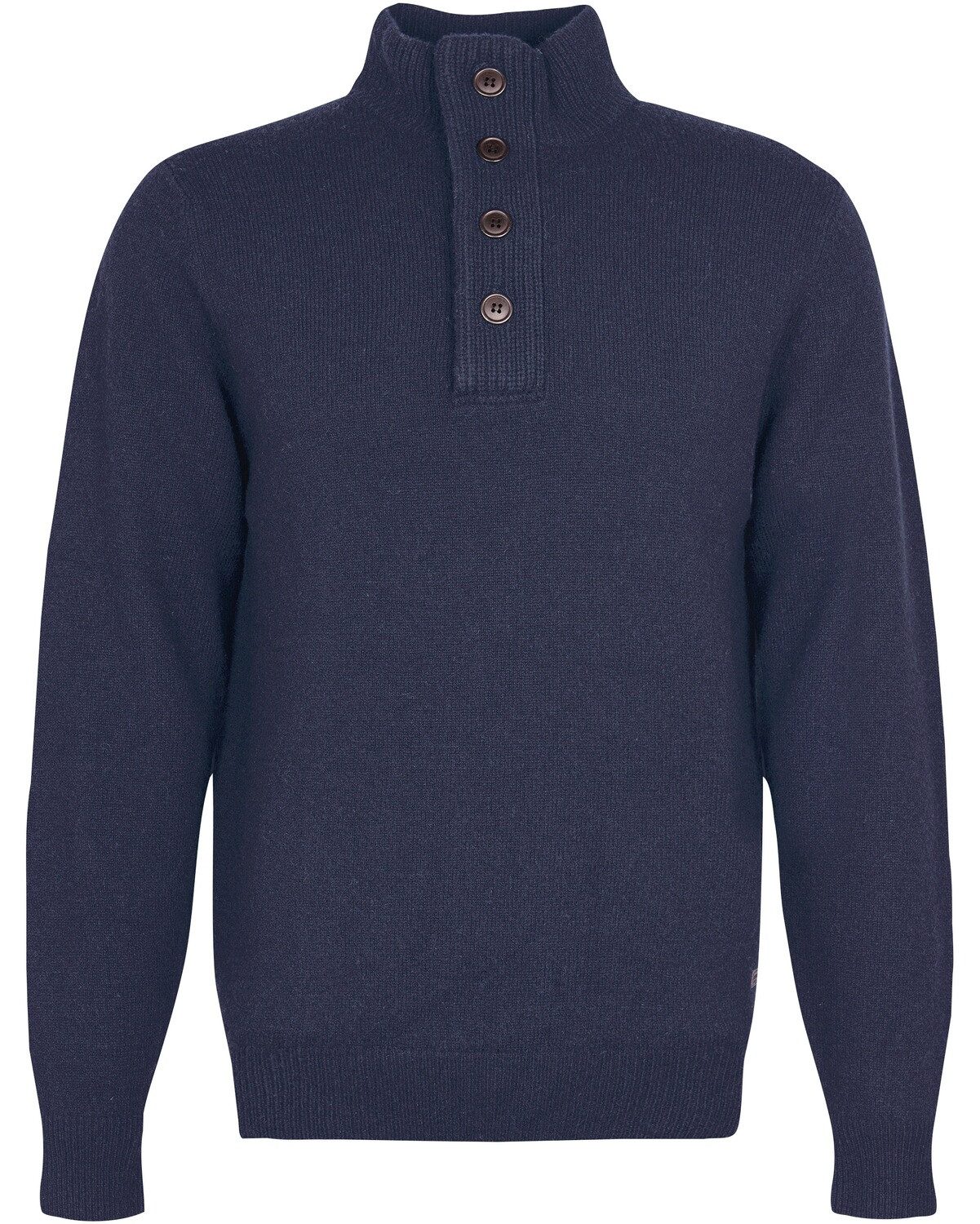 Barbour Strickpullover Troyer Patch günstig online kaufen