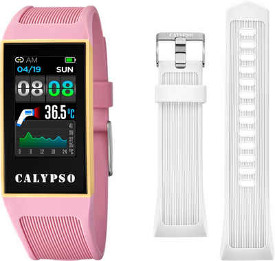 CALYPSO WATCHES K8502/1 Smartwatch Set, 2-tlg., mit weißem Wechselband