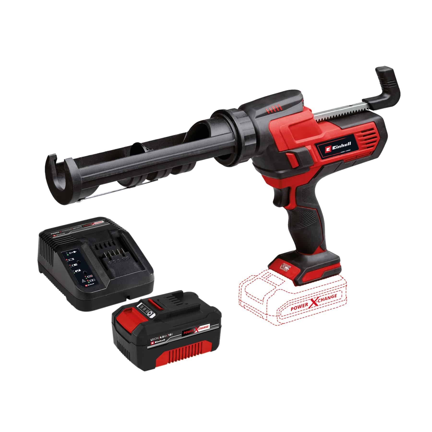 Einhell Akku-Kartuschenpistole EINHELL Akku-Kartuschenpistole TE-SG 18/10 Li Kit (1x 4,0 Ah)