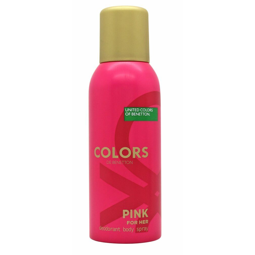 United Colors of Benetton Deo-Roller Benetton Colors de Benetton Pink Deodorant Spray 150ml