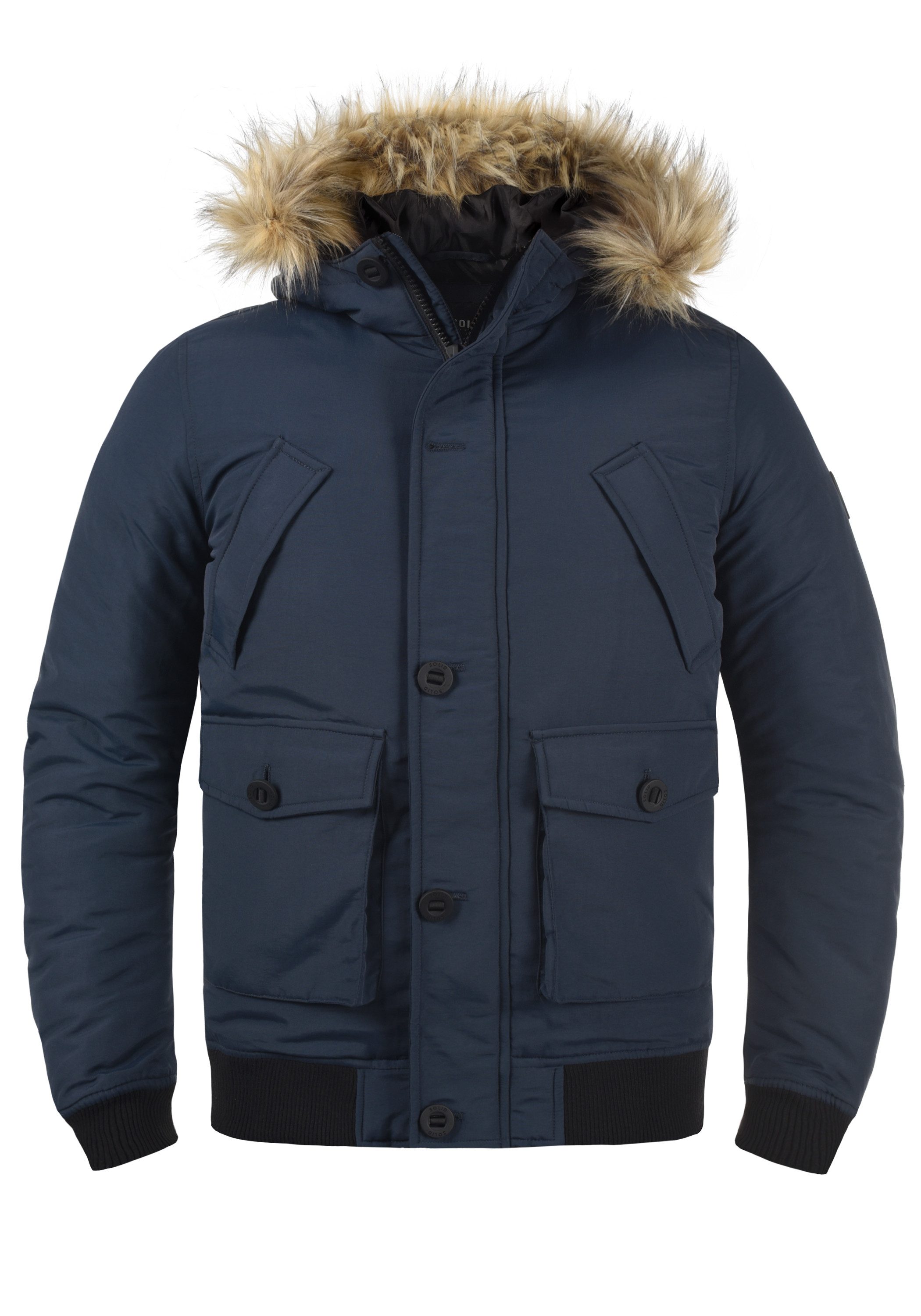 !Solid Winterjacke SDFrio Winterjacke mit Kapuze günstig online kaufen