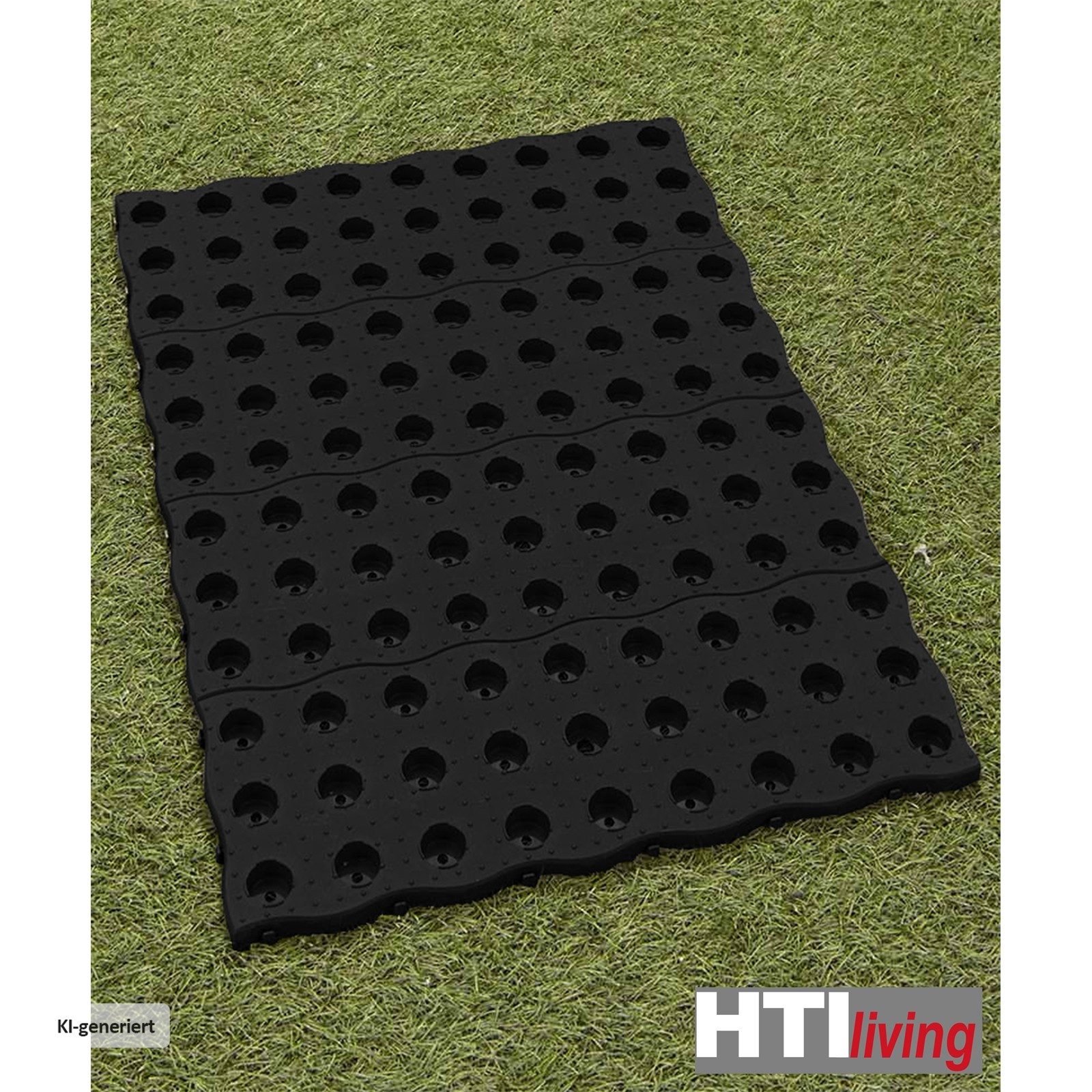 HTI-Living Trittsteine Gehwegplatten Set aus Kunststoff 4 teilig, 69x92 cm, Set, 4-St., 4 Platten, Gartenwegplatten aus Kunststoff