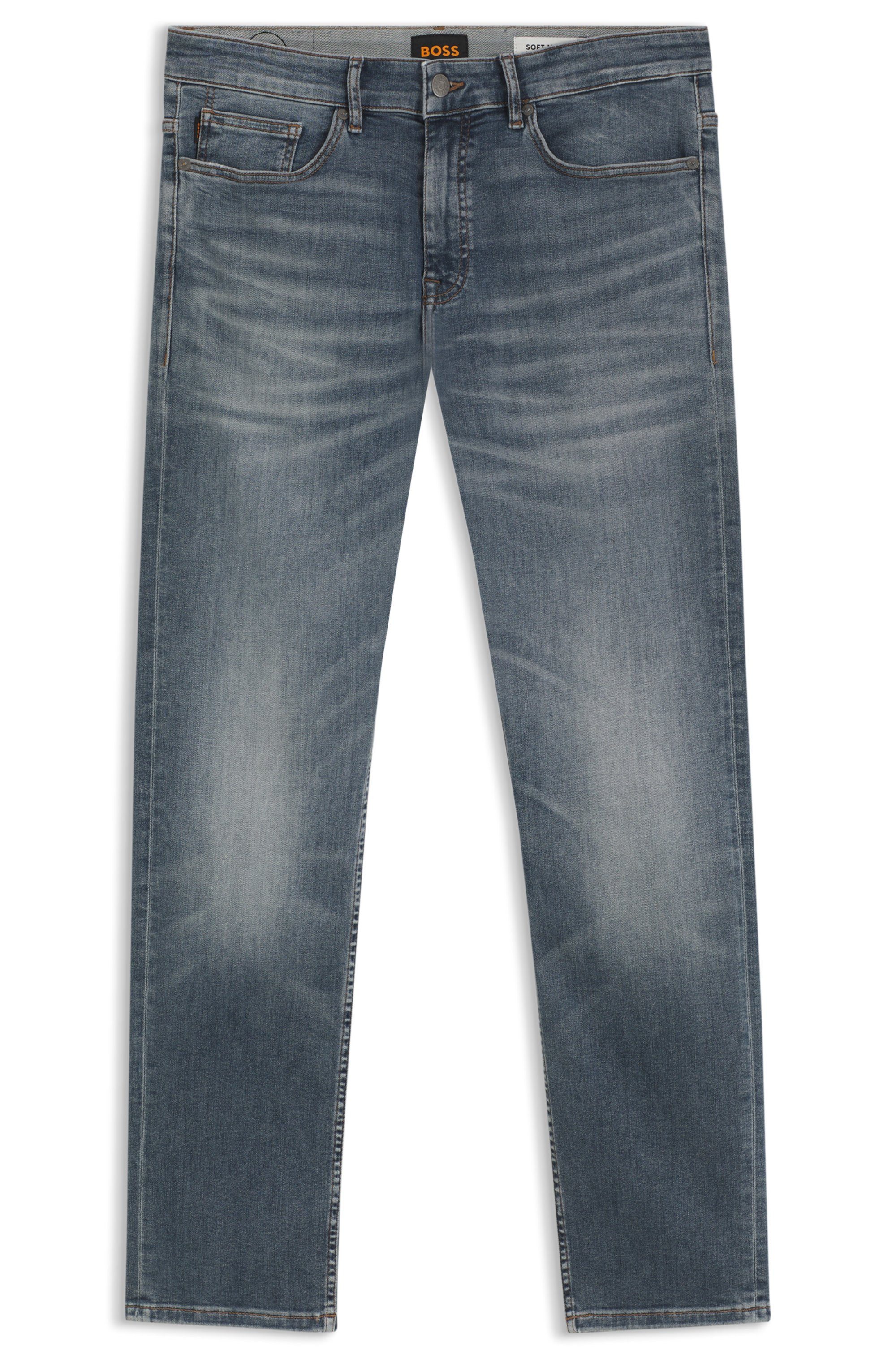 BOSS ORANGE 5-Pocket-Jeans Delaware Soft-Motion-Denim Schmale Passform Mittlere Leibhöhe – Bild 5 von 5