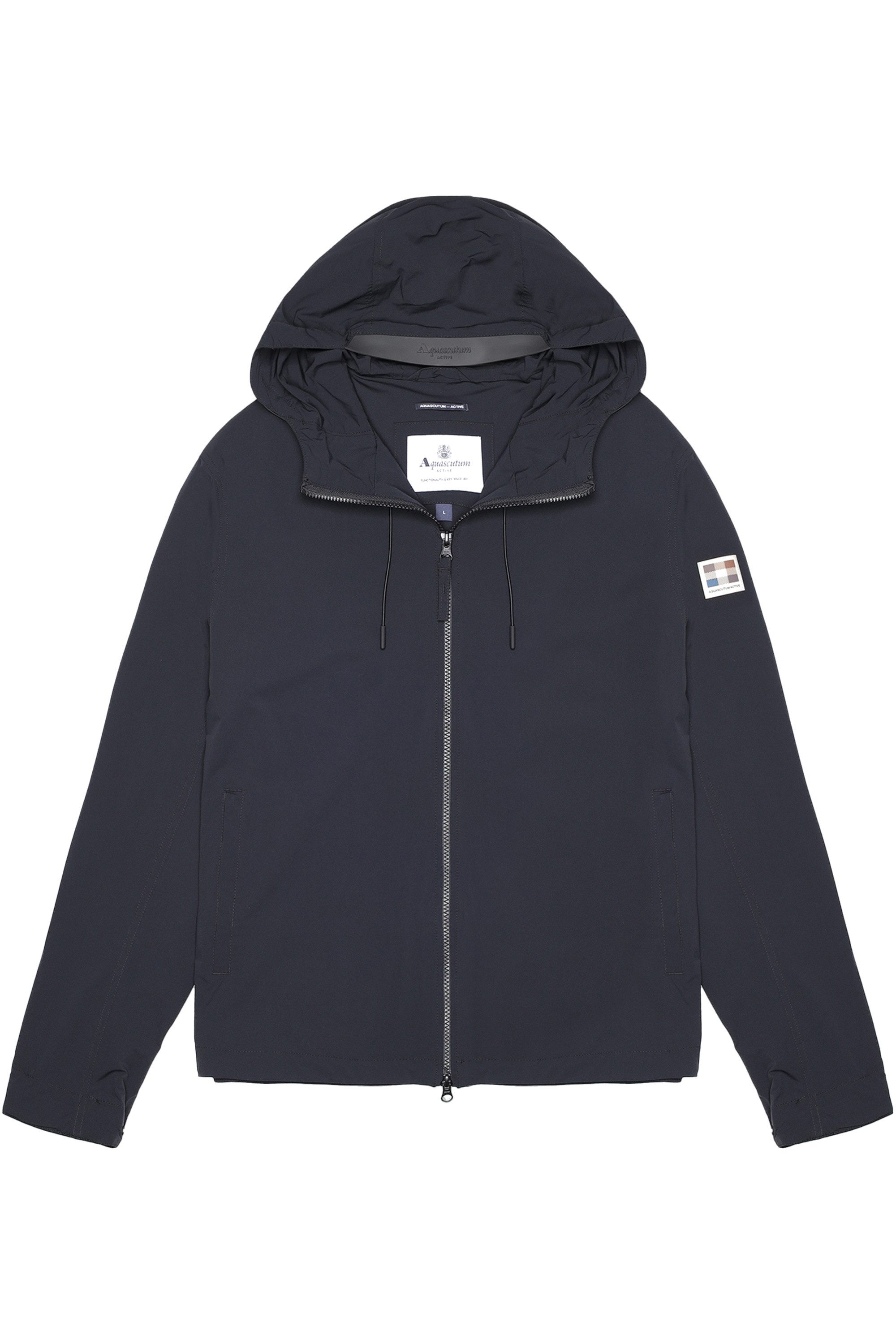 Aquascutum Active HOODED STRETCH WINDBREAKER Herren Kapuzenjacke Herren, leichte Jacke, Sportjacke, Wetterjacke, Sale