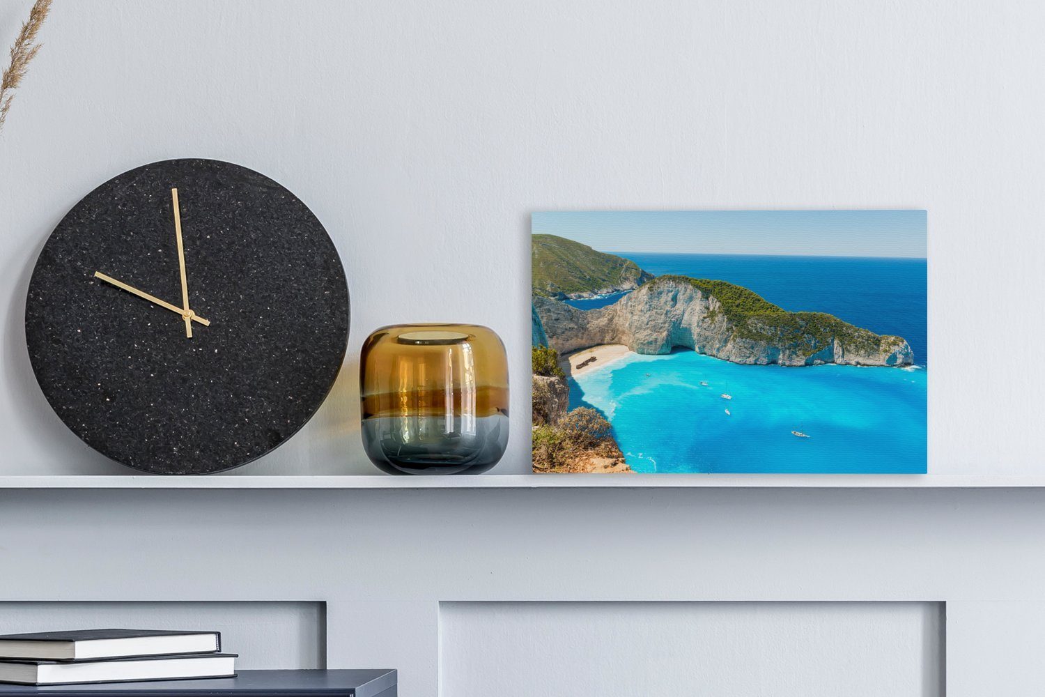 OneMillionCanvasses® Leinwandbild Blick auf den Shipwreck günstig online kaufen