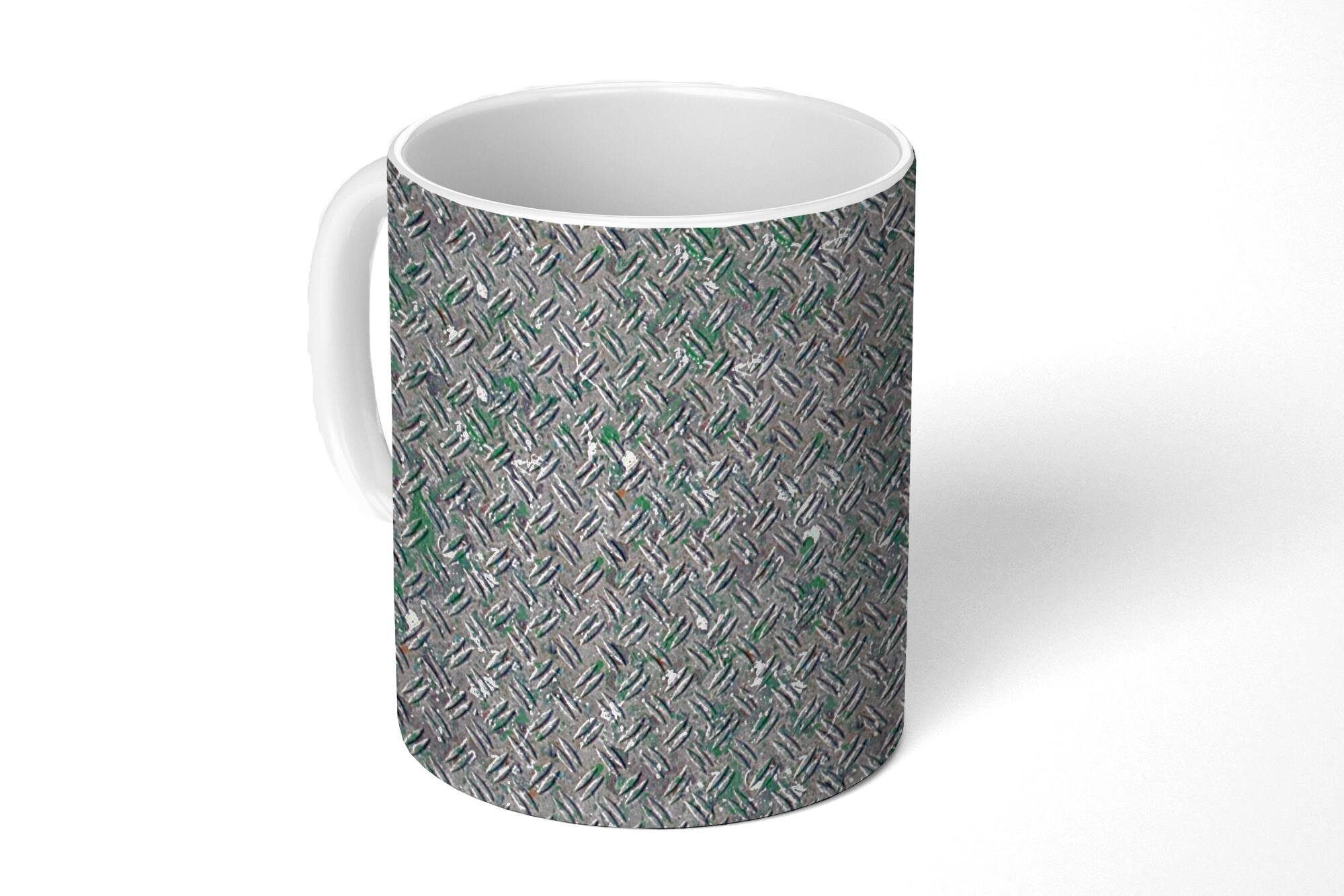 MuchoWow Tasse Eisen - Platten - Muster, Keramik, Kaffeetassen, Teetasse, Becher, Teetasse, Geschenk