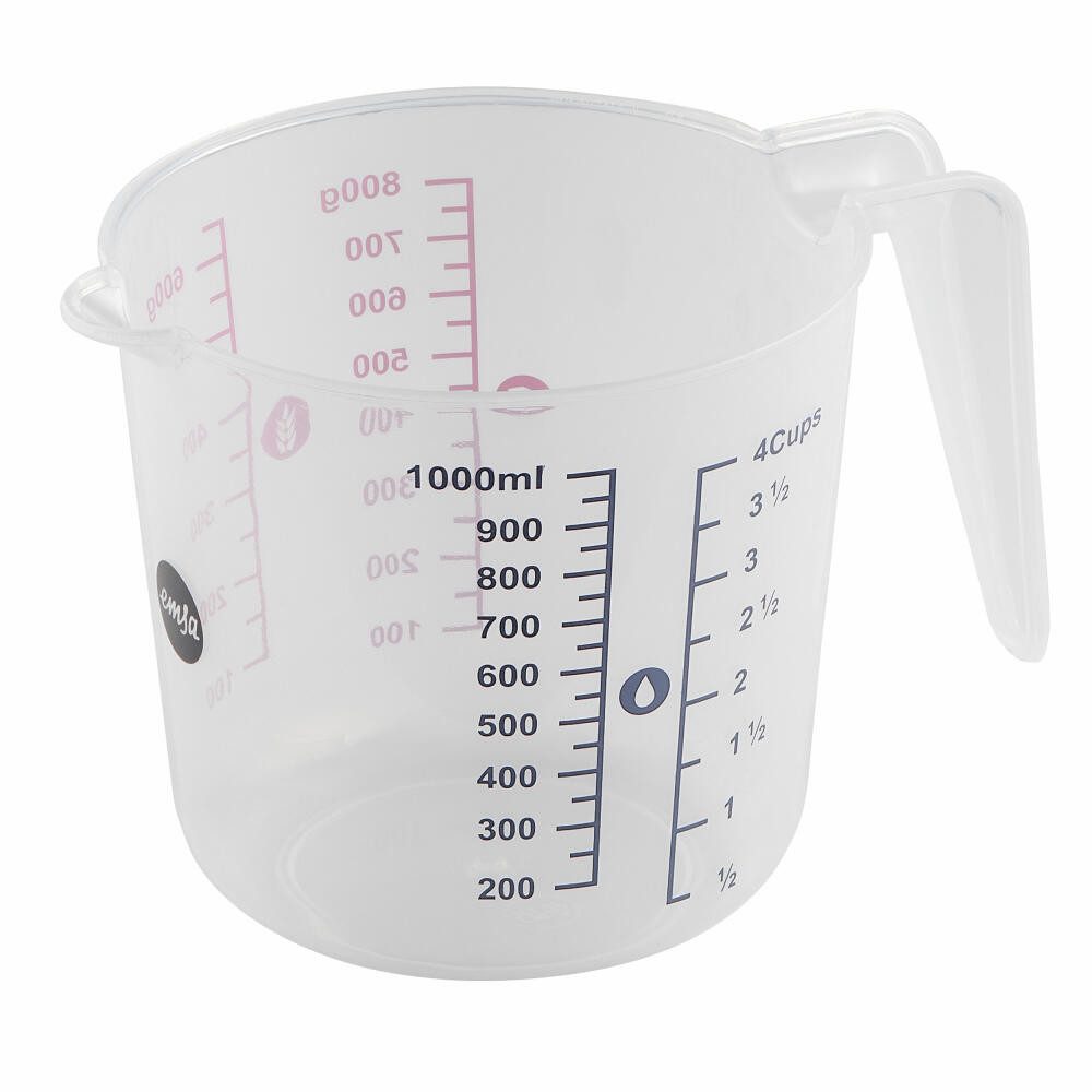Emsa Messbecher Prep & Bake Kunststoff 1 L, PP-Kunststoff