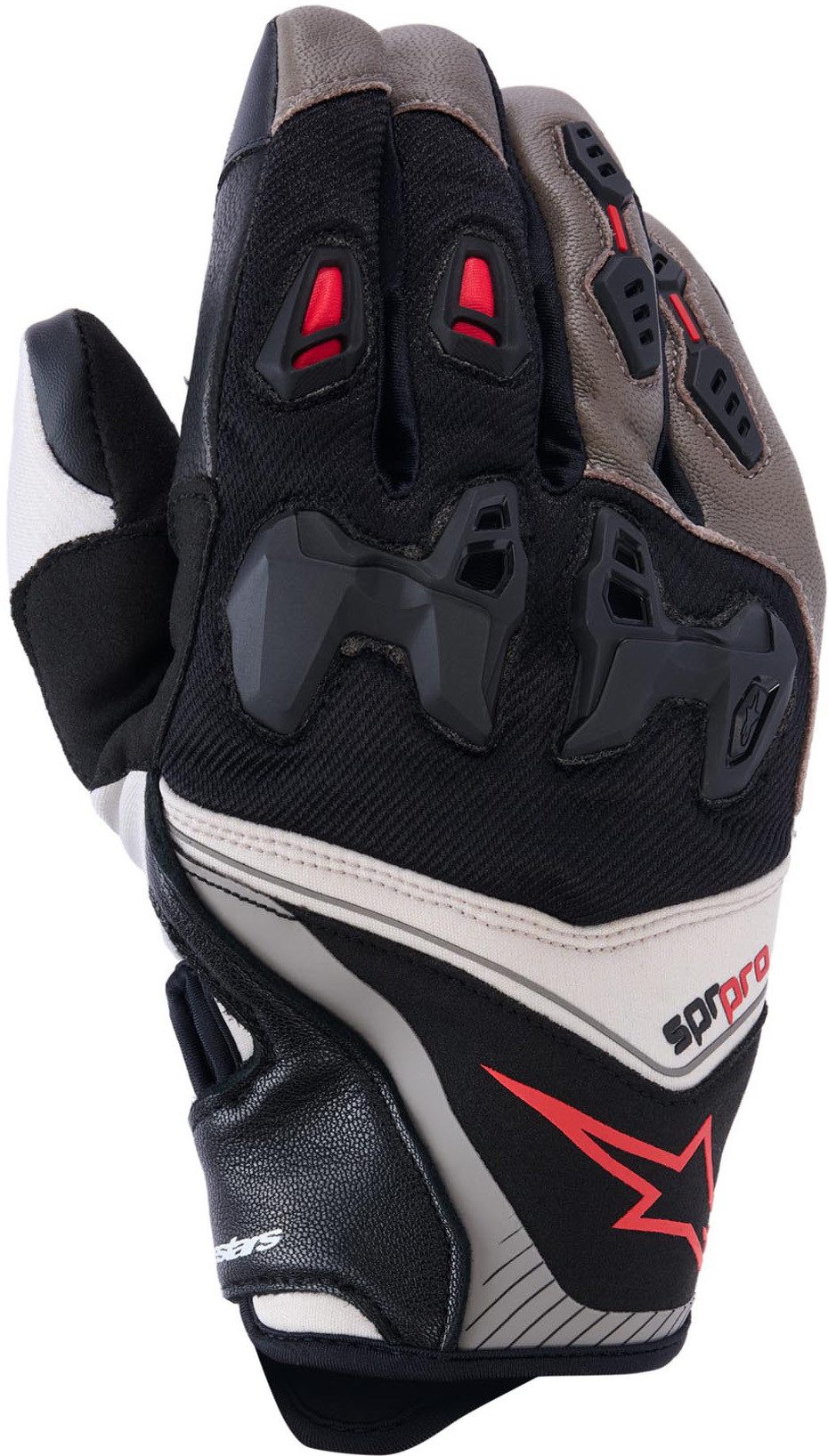Alpinestars SP-R Pro Motorradhandschuhe mit Fingerbrücke,perforiert,kurze Stulpe