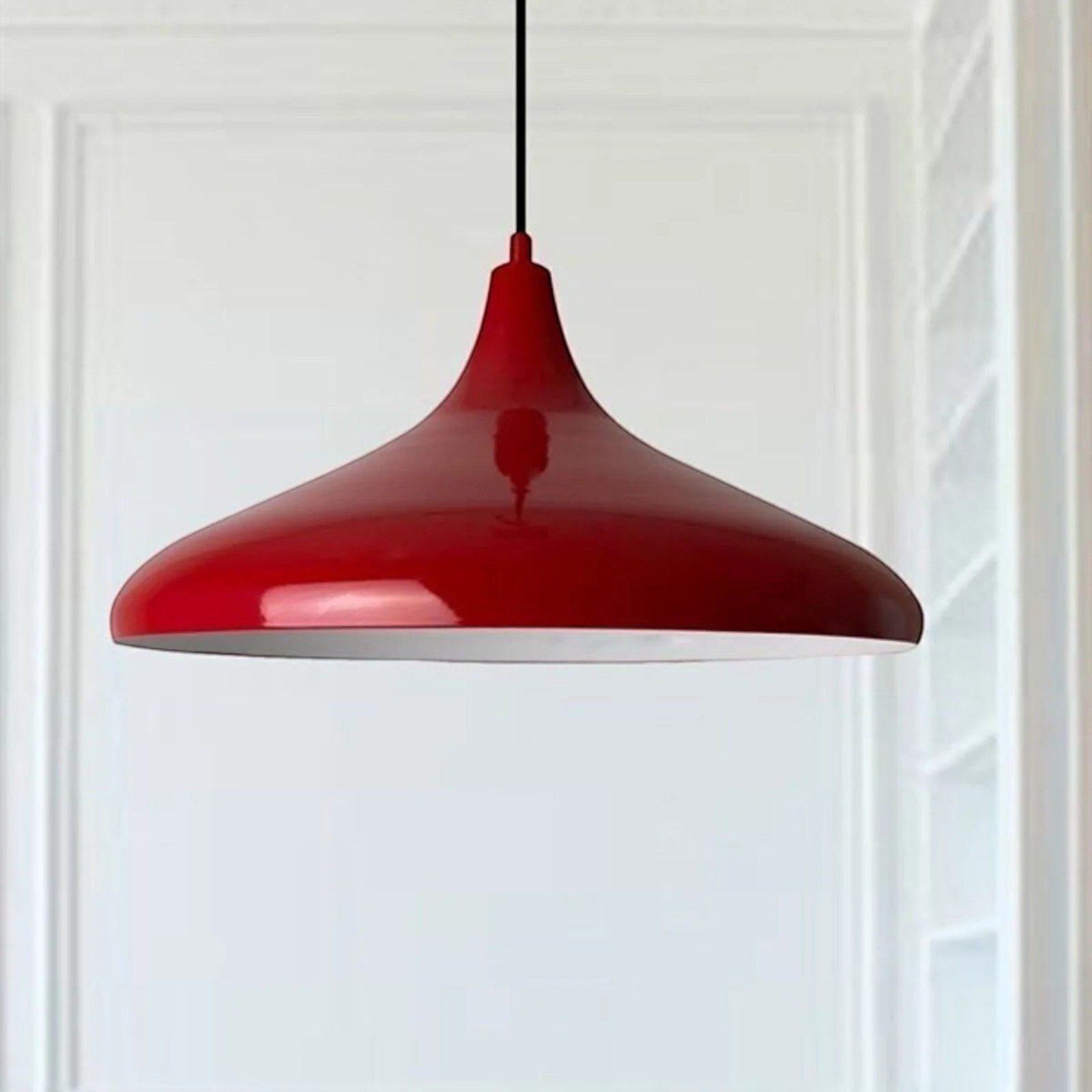 Bamyum Pendelleuchte Bamyum Pendelleuchte Durchmesser 35 cm E27 Metall Moderne Lampe, ohne Leuchtmittel