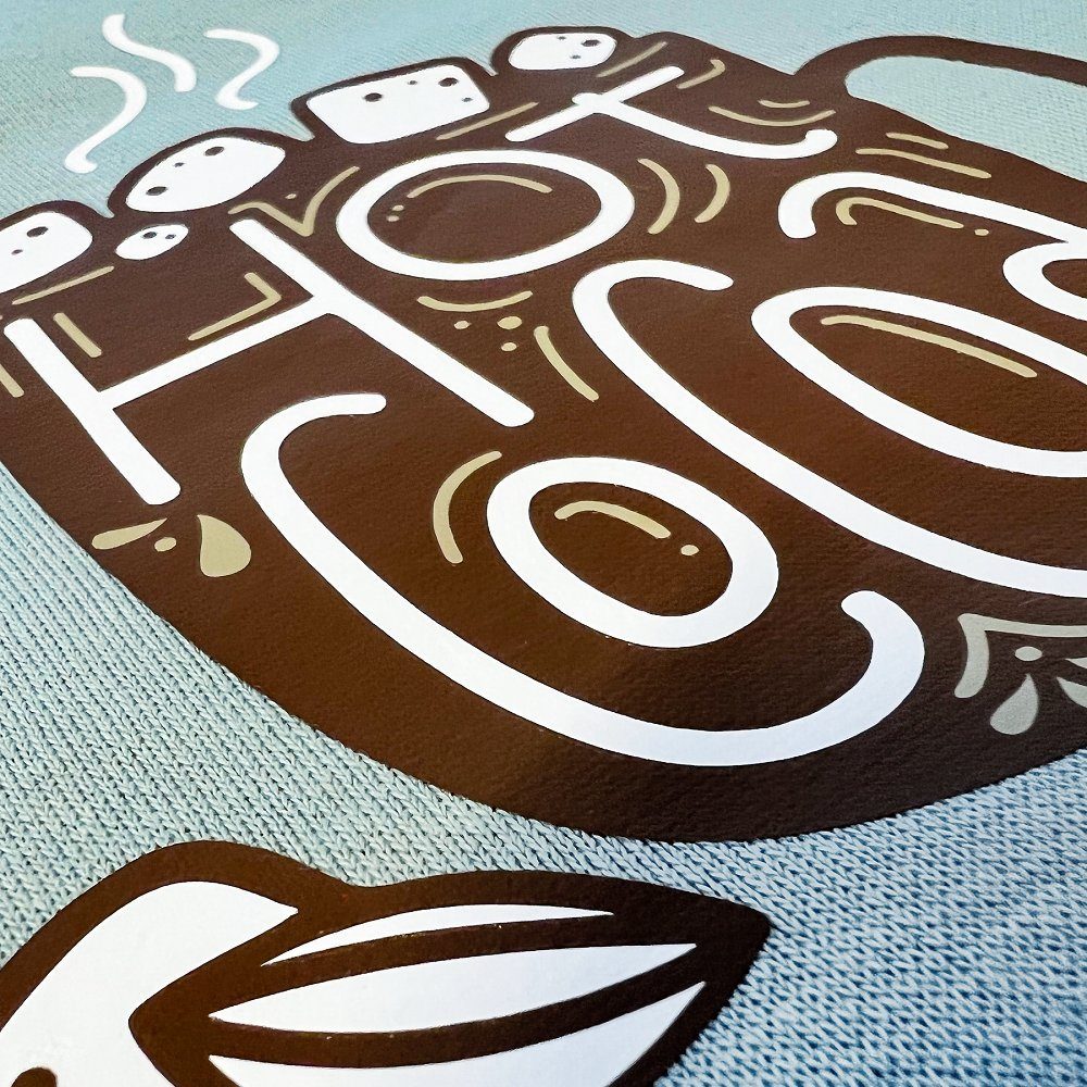 Hilltop Transparentpapier perfekt zum Plottern A4 Transferfolie/Textilfolie Aufbügeln - zum Chocolate