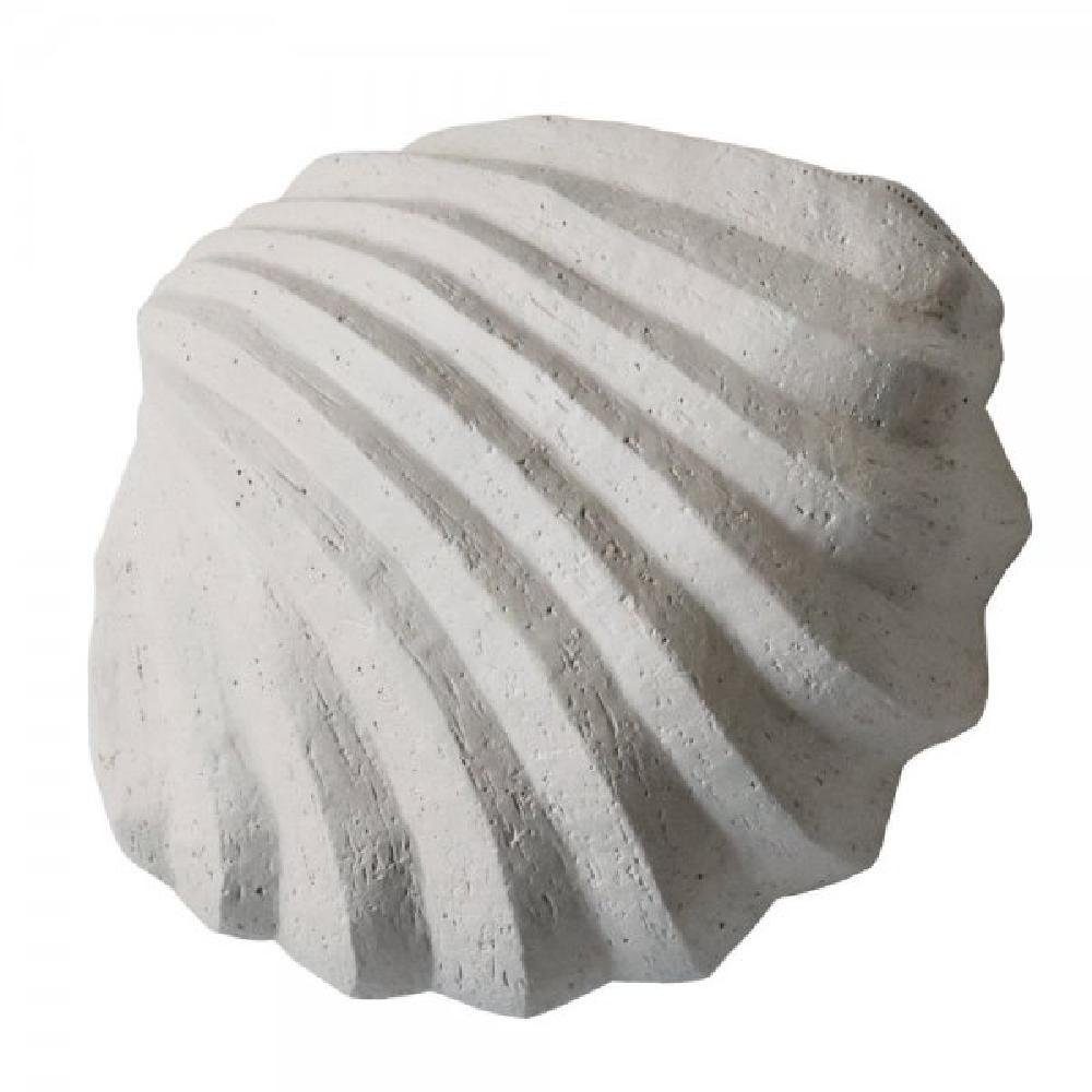 Cooee Design Skulptur Dekofigur Sculpture The Clam Shell Limestone