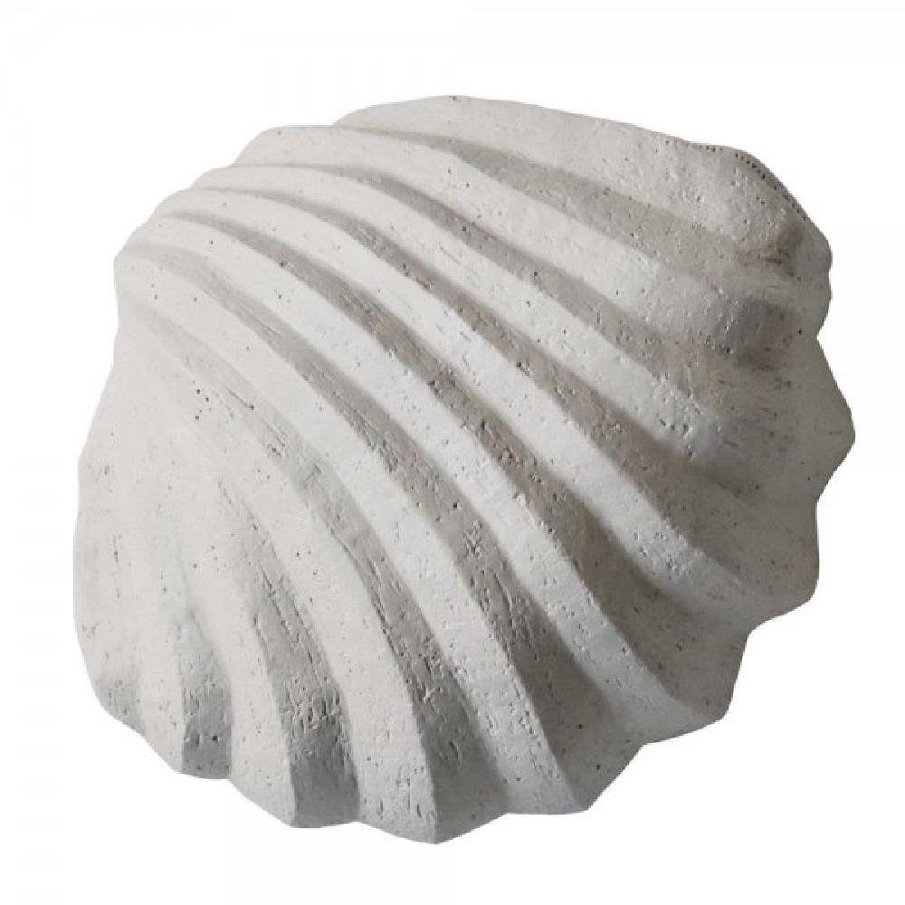 Cooee Design Dekoobjekt Dekofigur Sculpture The Clam Shell Limestone