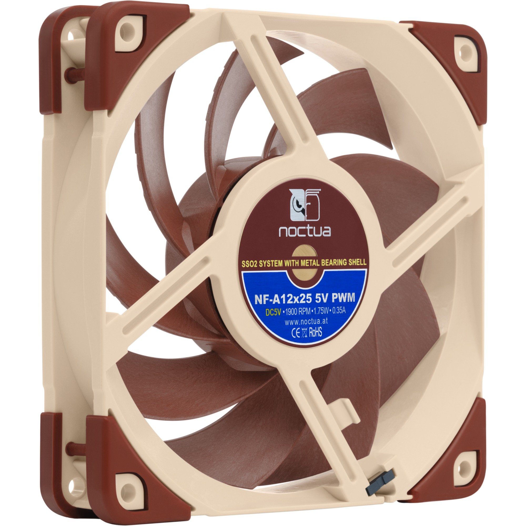 Gehäuselüfter Noctua NF-A12x25 5V PWM, Gehäuselüfter