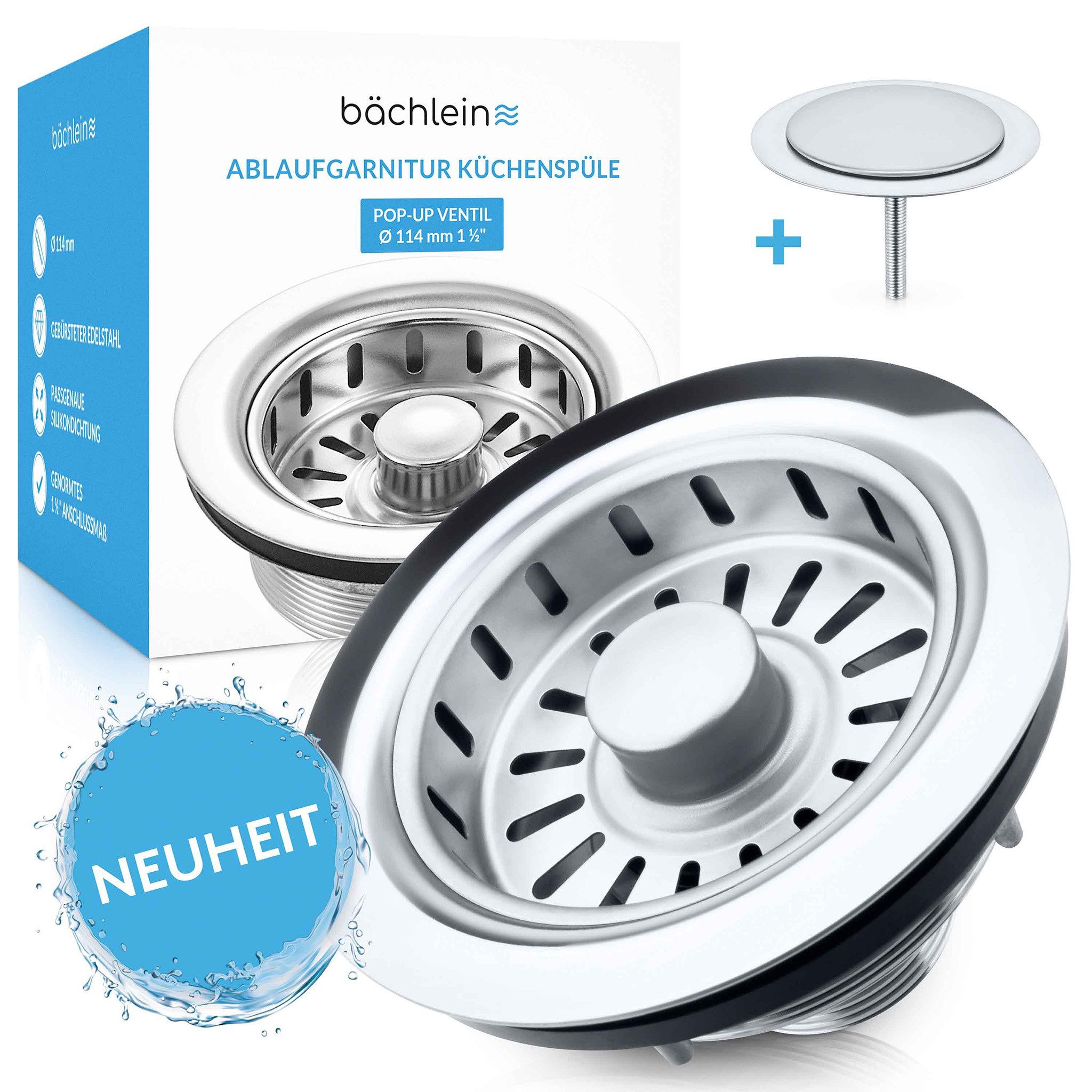 Bächlein Ablaufgarnitur Pop-up Küchenablauf, Ablaufgarnitur für günstig online kaufen