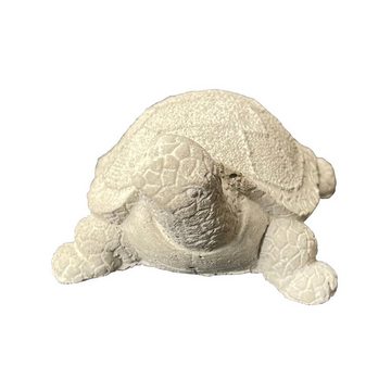 ZGM Gartenfigur Betonfigur Schildkröte AMANDA, handgefertigte Dekoration für Garten und Haus