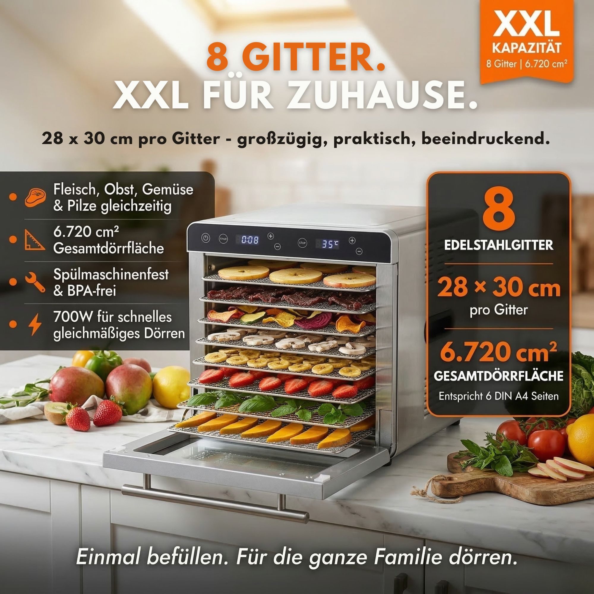 Sommertal Dörrautomat 700 W