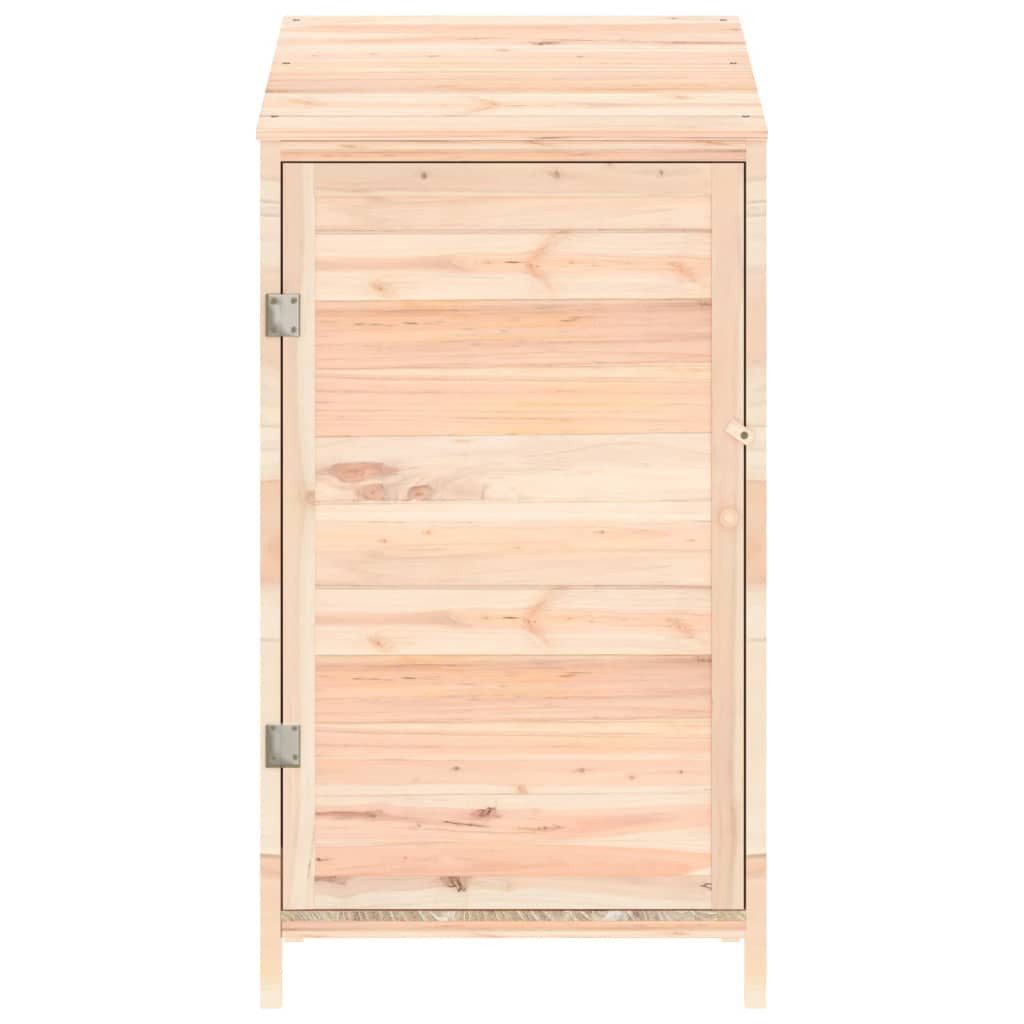 vidaXL Garten-Geräteschrank 55 x 52 x 112 cm Geräteschuppen 55x52x112 cm Massivholz Tanne Garten S