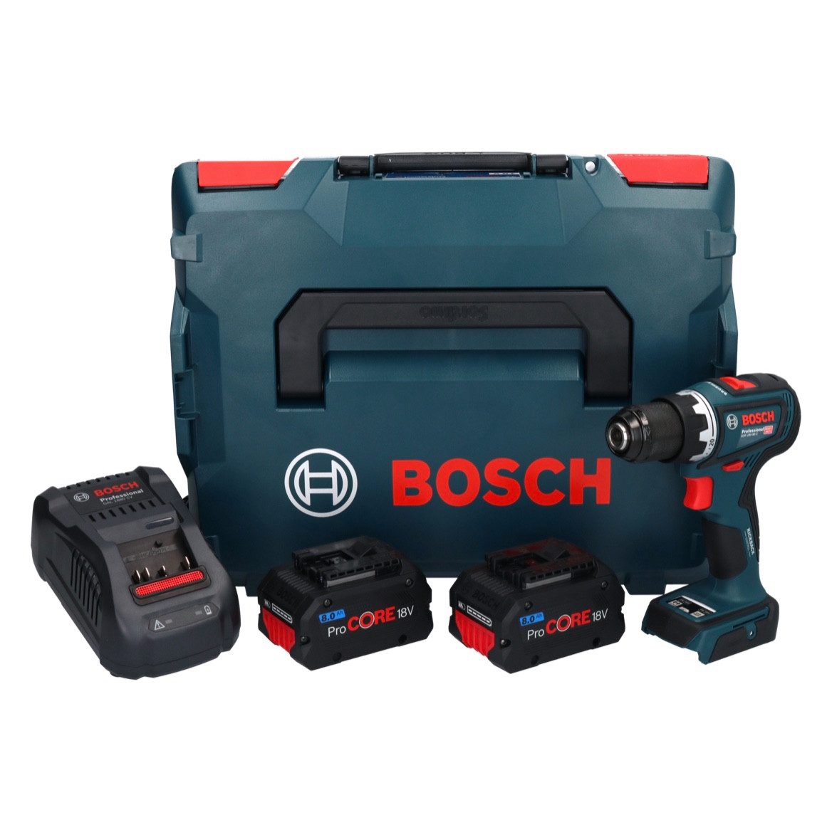 Thumbnail - Bosch Professional Akku-Schrauber GSR 18V-90 C Professional Akku Bohrschrauber 18 V 64 Nm Brushless + 2