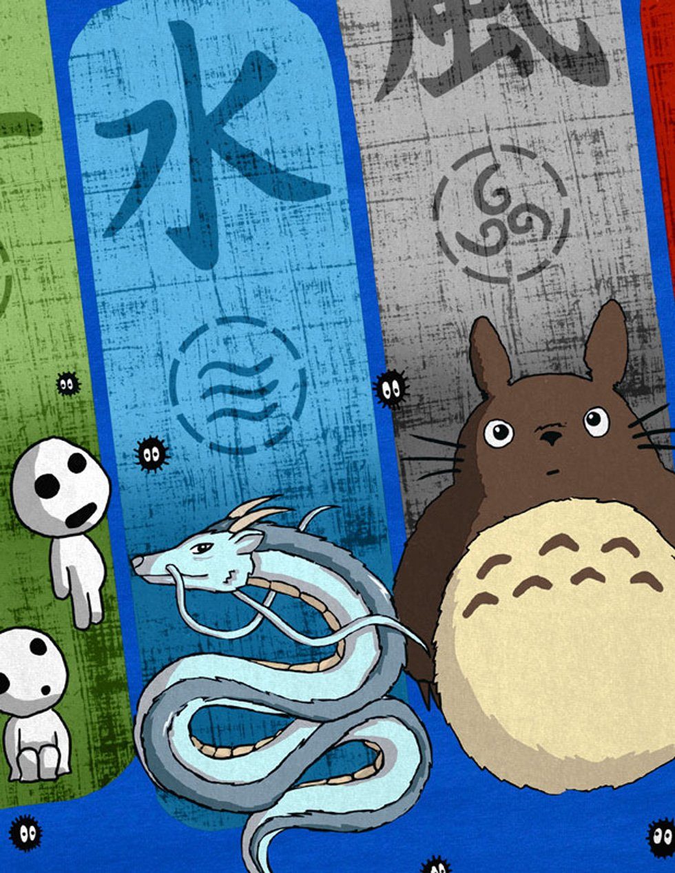 style3 T-Shirt Ghibli Family totoro mononoke schloss chihiro film ghibli günstig online kaufen