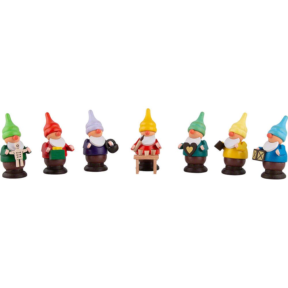 Spielwarenmacher Günther e.K. Dekofigur Sieben Zwerge (6cm) von Spielwarenmacher Günther