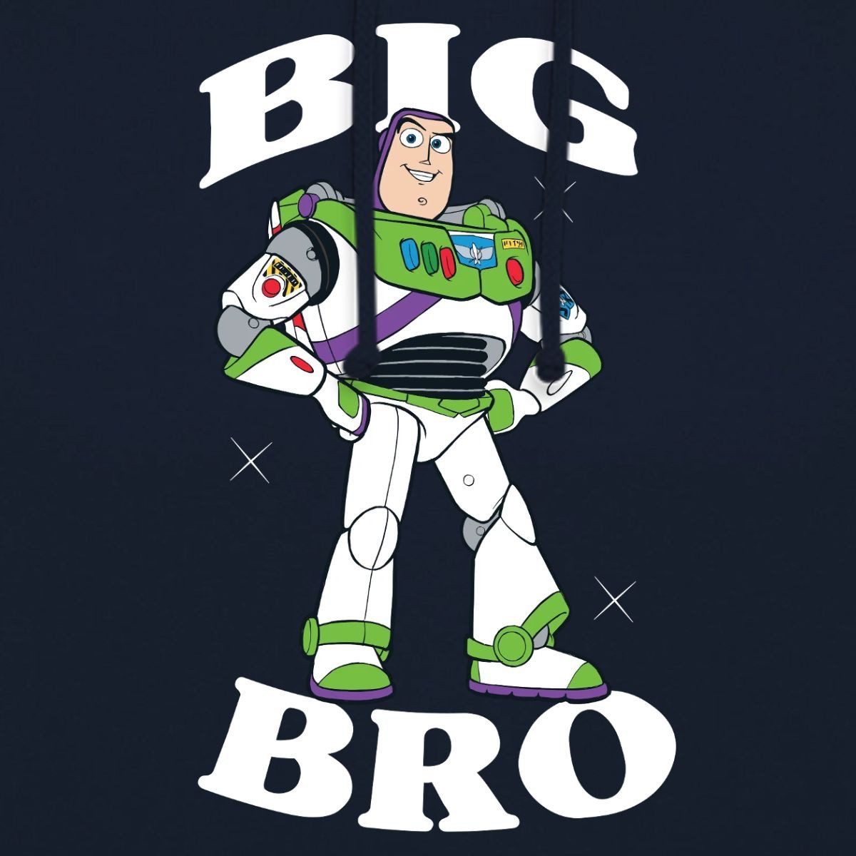 Spreadshirt Hoodie Toy Story Buzz Lightyear Big Bro Unisex Hoodie (1-tlg)