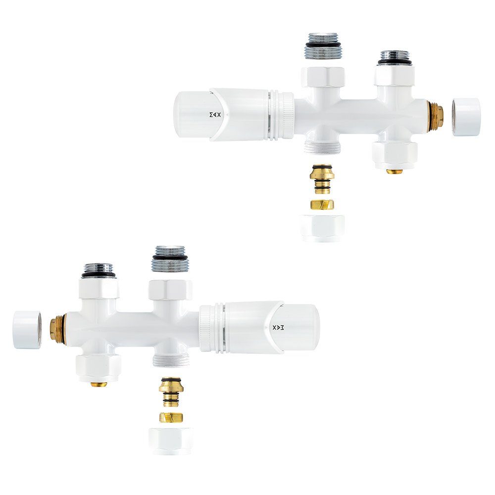 Belrad Heizkörper BLR313, Anschlussgarnitur Mittelanschluss Multiblock Durc günstig online kaufen