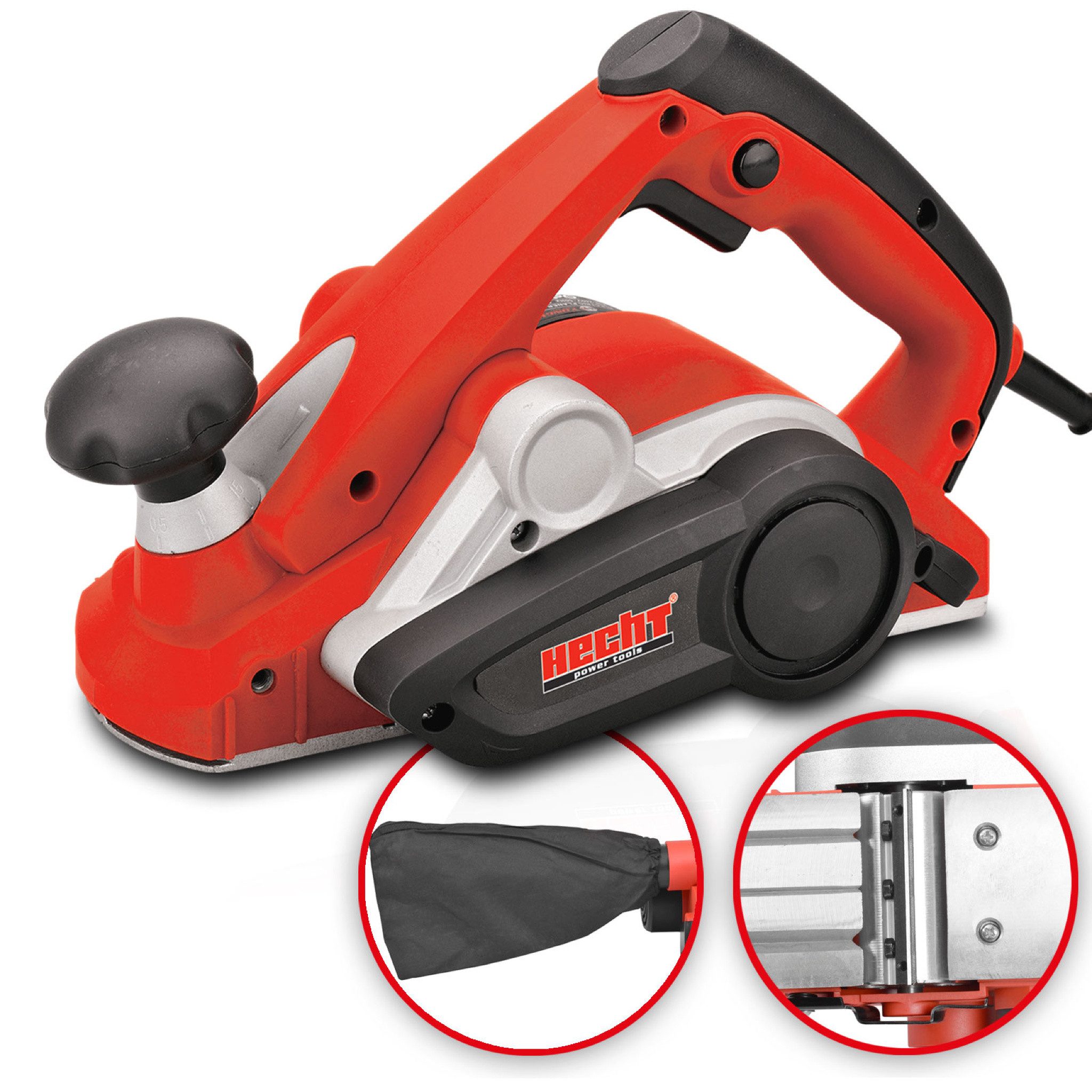 Hecht Elektrohobel 1790 mit 900 Watt, Hobelbreite: 82 in mm, mit Staubbeute günstig online kaufen