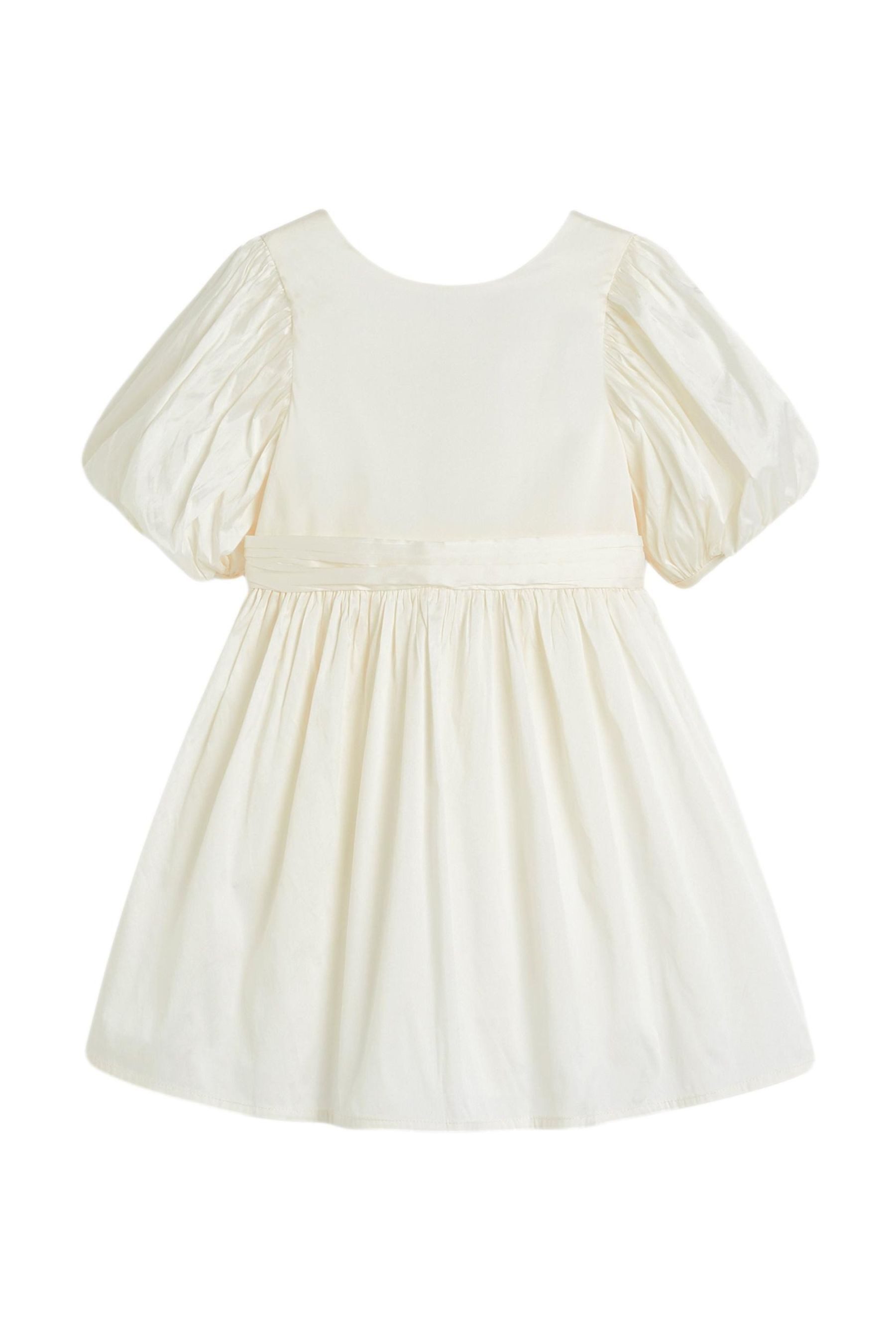 Next Partykleid Taft-Kleid für Mädchen mit Print und Schleife (1-tlg)