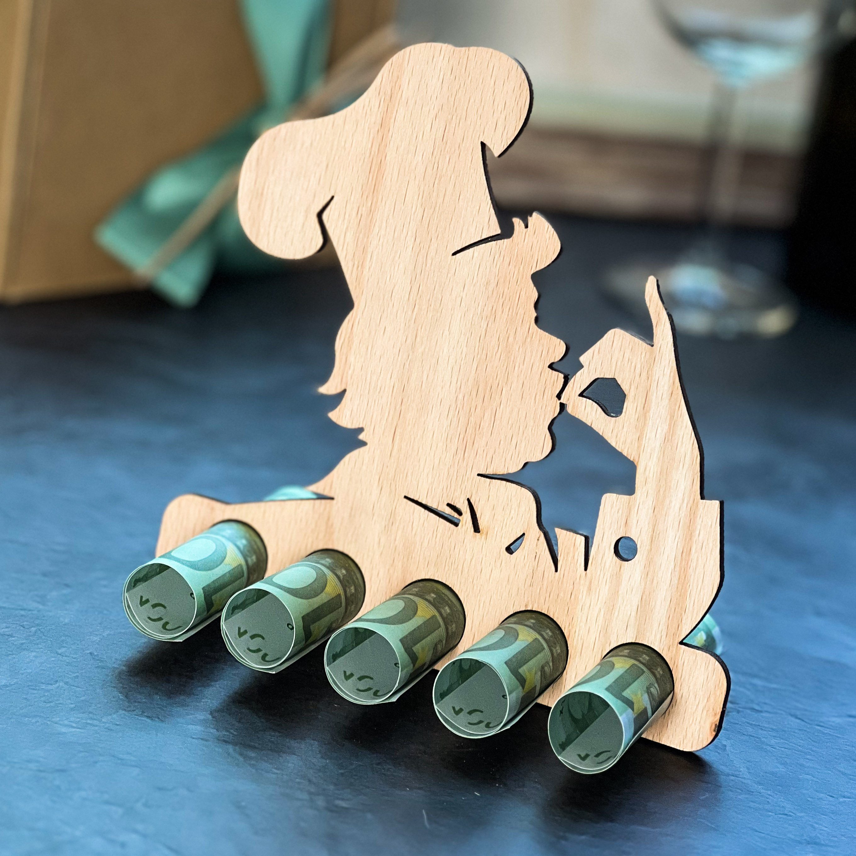 Spruchreif® Spardose Geldgeschenk aus Holz, Gutscheinverpackung, günstig online kaufen