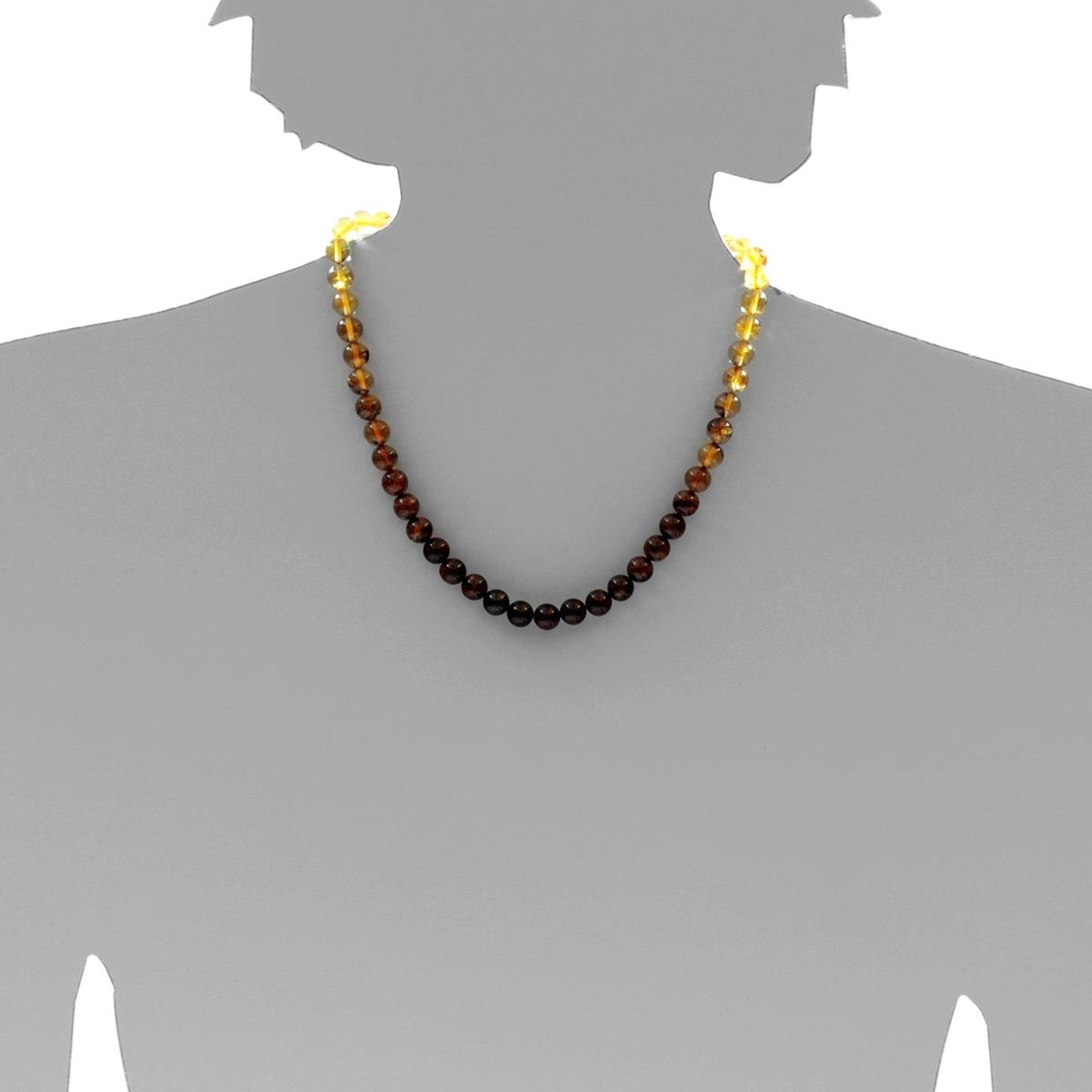 OSTSEE-SCHMUCK Gliederkette Ostsee-Schmuck Kette Kugel 8 mm Kette Kugel 8 mm (1-tlg)