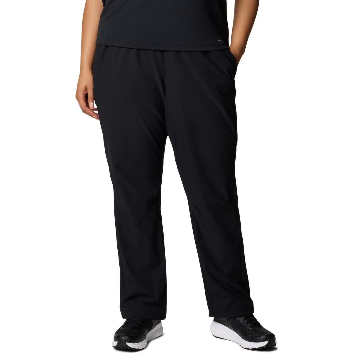 Columbia Outdoorhose Leslie Falls Pull-on Pant Wasser- und schmutzabweisende Damenhose mit UPF 50 Sonnenschutz