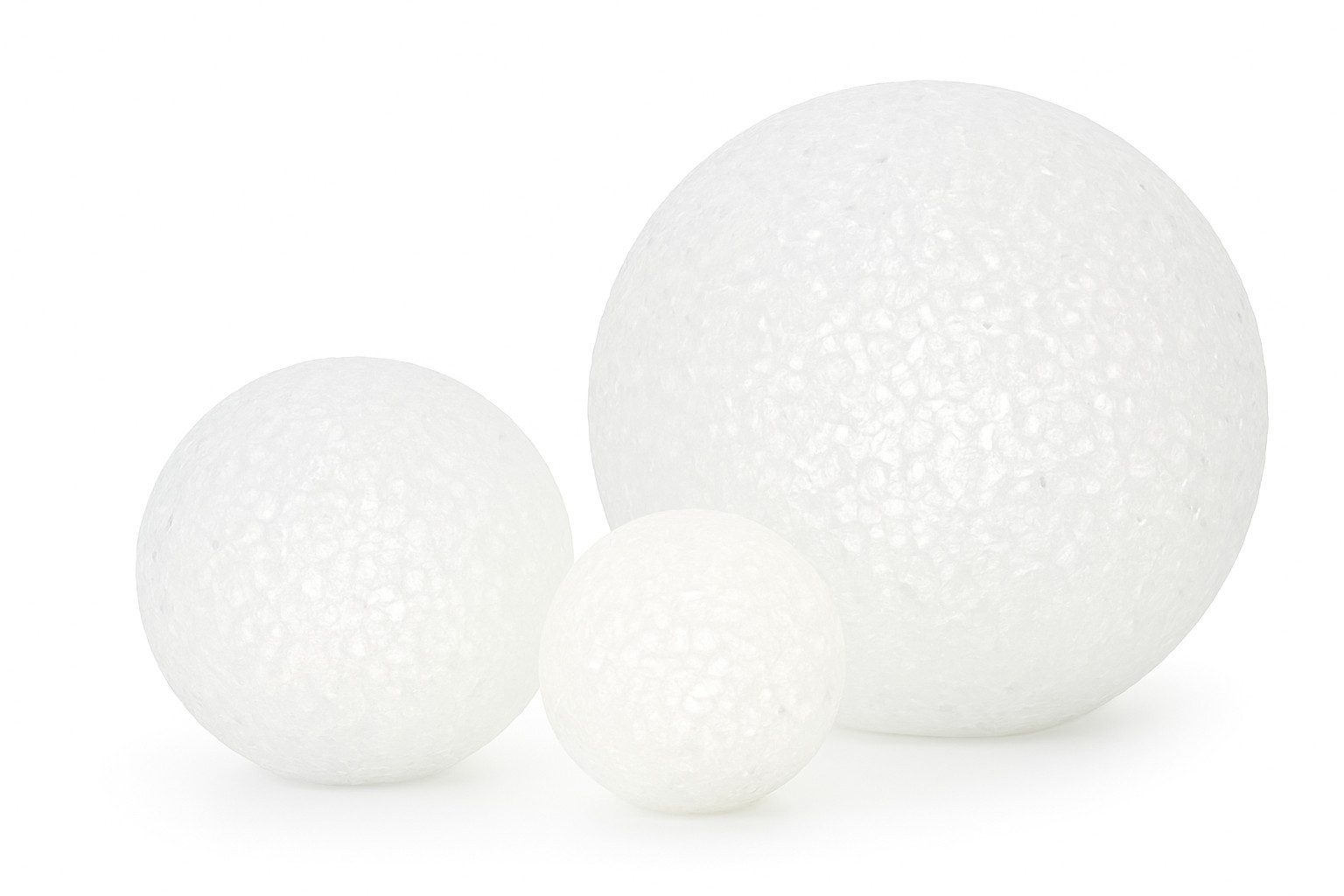 mucHome LED Kugelleuchte 3er Set LED Kugeln Soft Ø 6/8/10cm, Weihnachten Dekokugeln Lichtkugeln