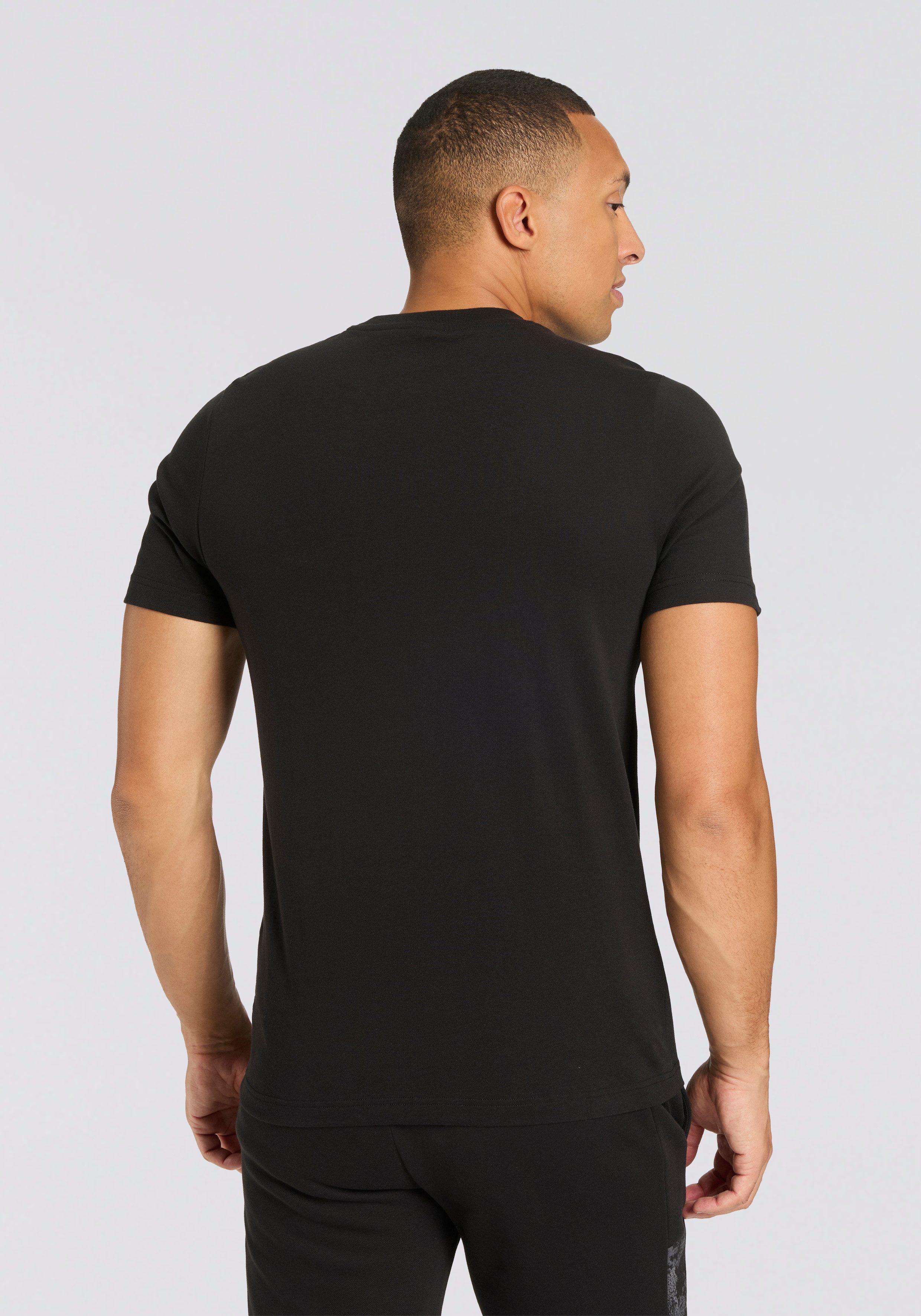 PUMA T-Shirt ESS CAMO TEE gerade Passform, Kurzarm, für Alltag und Freizeit