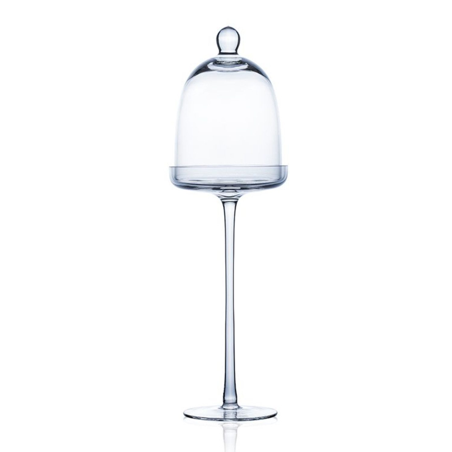 Sandra Rich Etagere, Glas, Mit Abdeckhaube