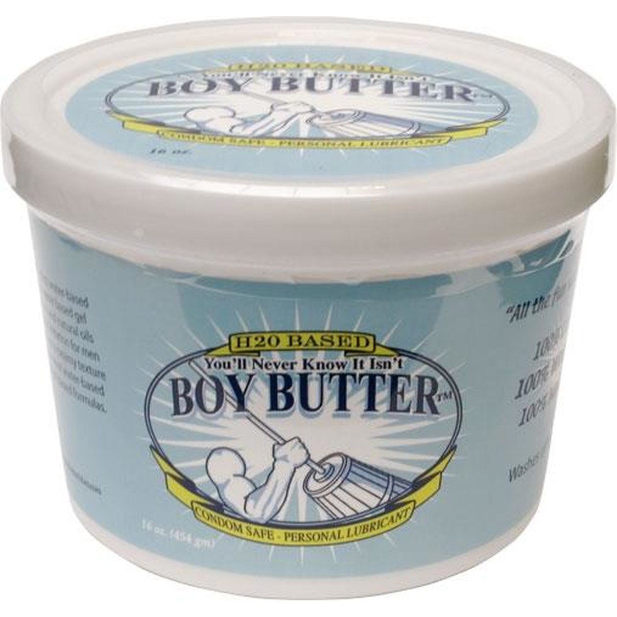 Boy Butter Gleitgel Boy Butter H2O Gleitmittel auf Wasserbasis, 473 ml