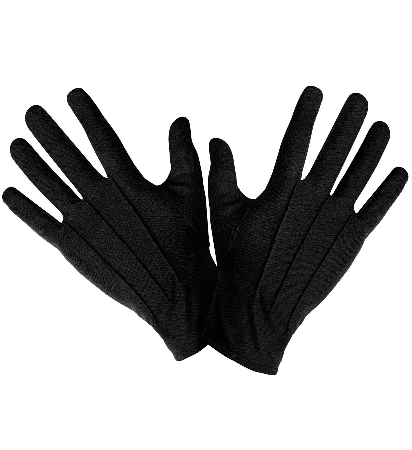 Widmann S.r.l. Kostüm Handschuhe mit Biese schwarz